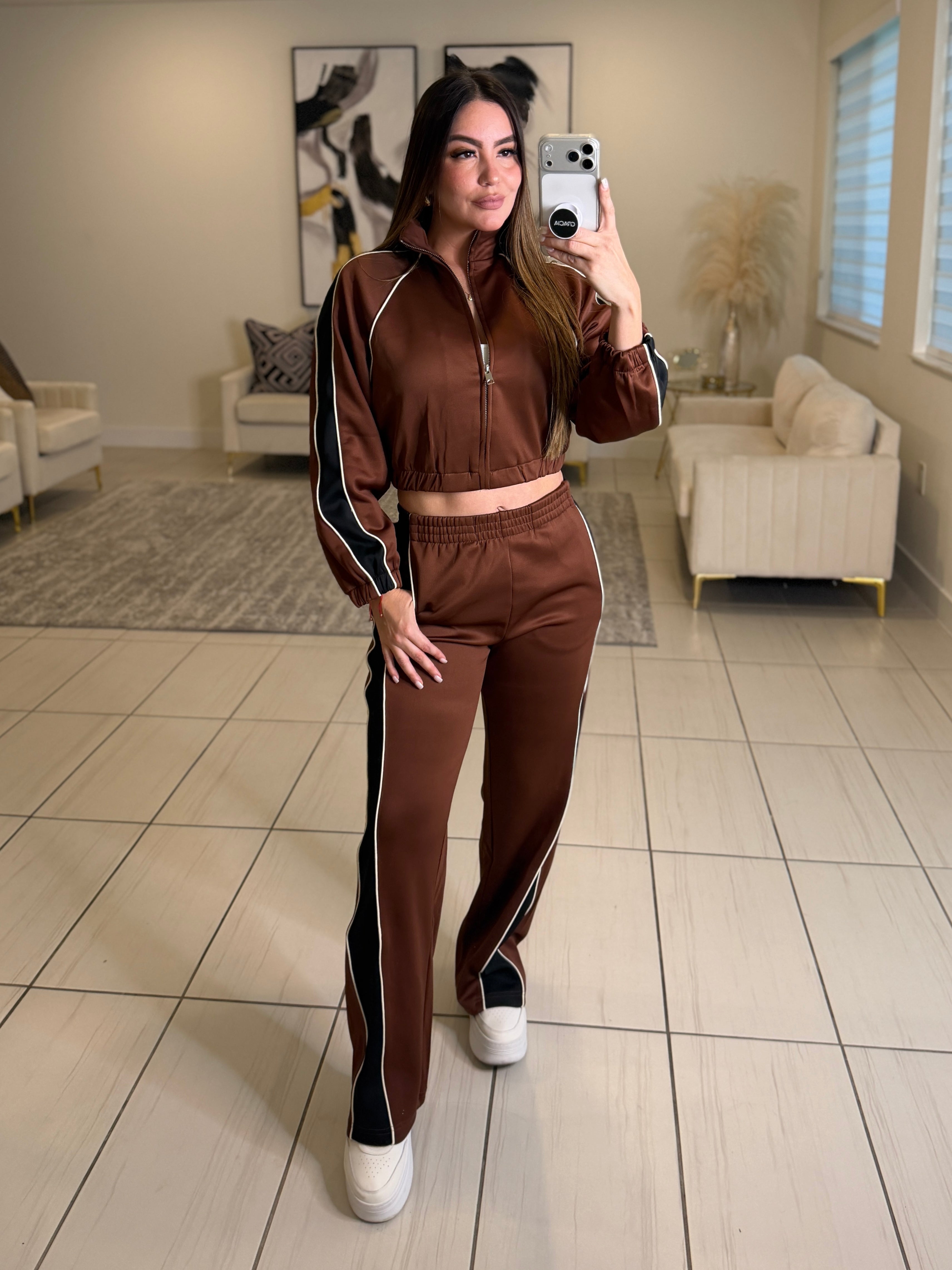 Espresso Element Brown Pant Set