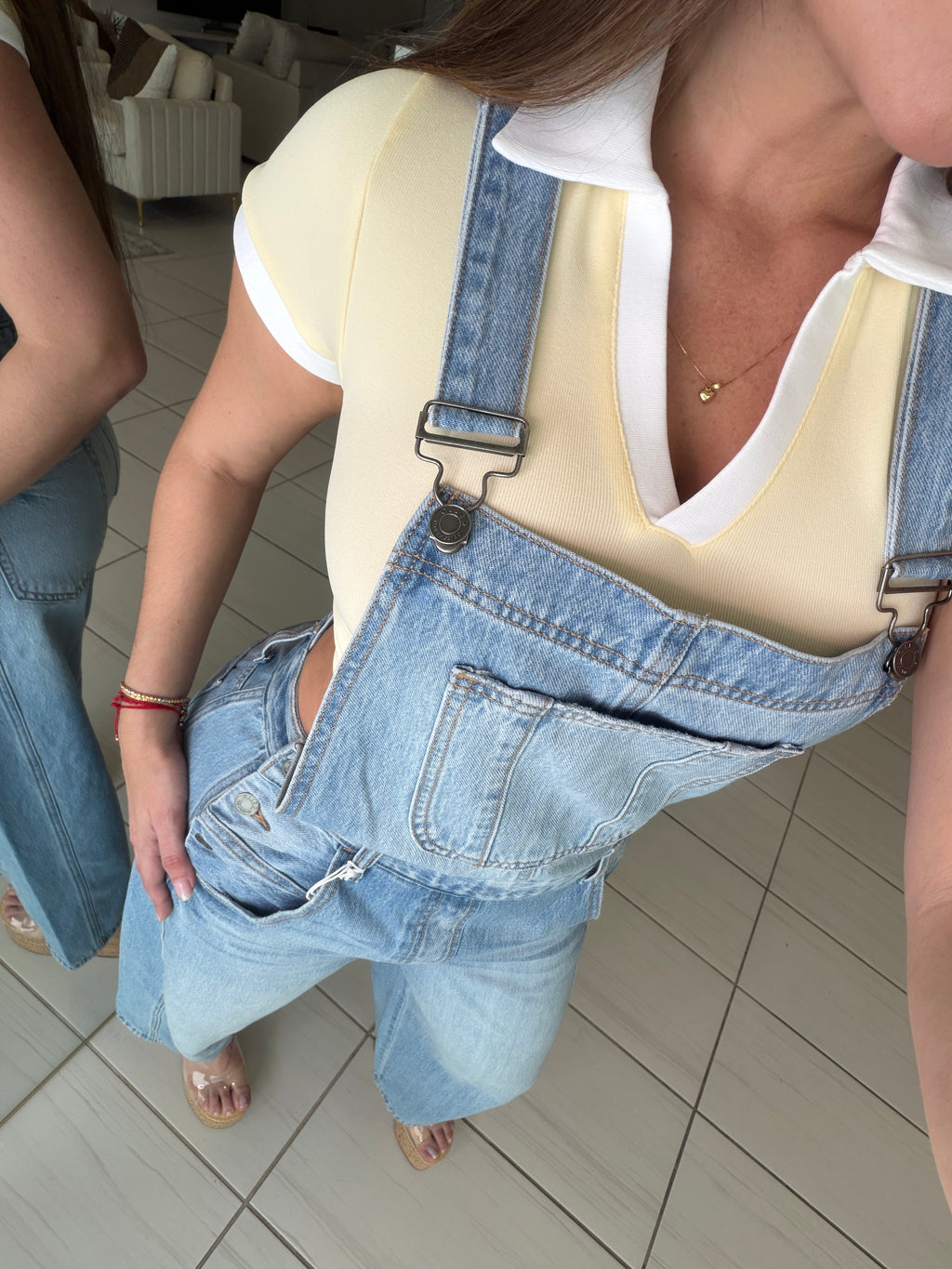 High Road Denim Barrel Jumpsuit