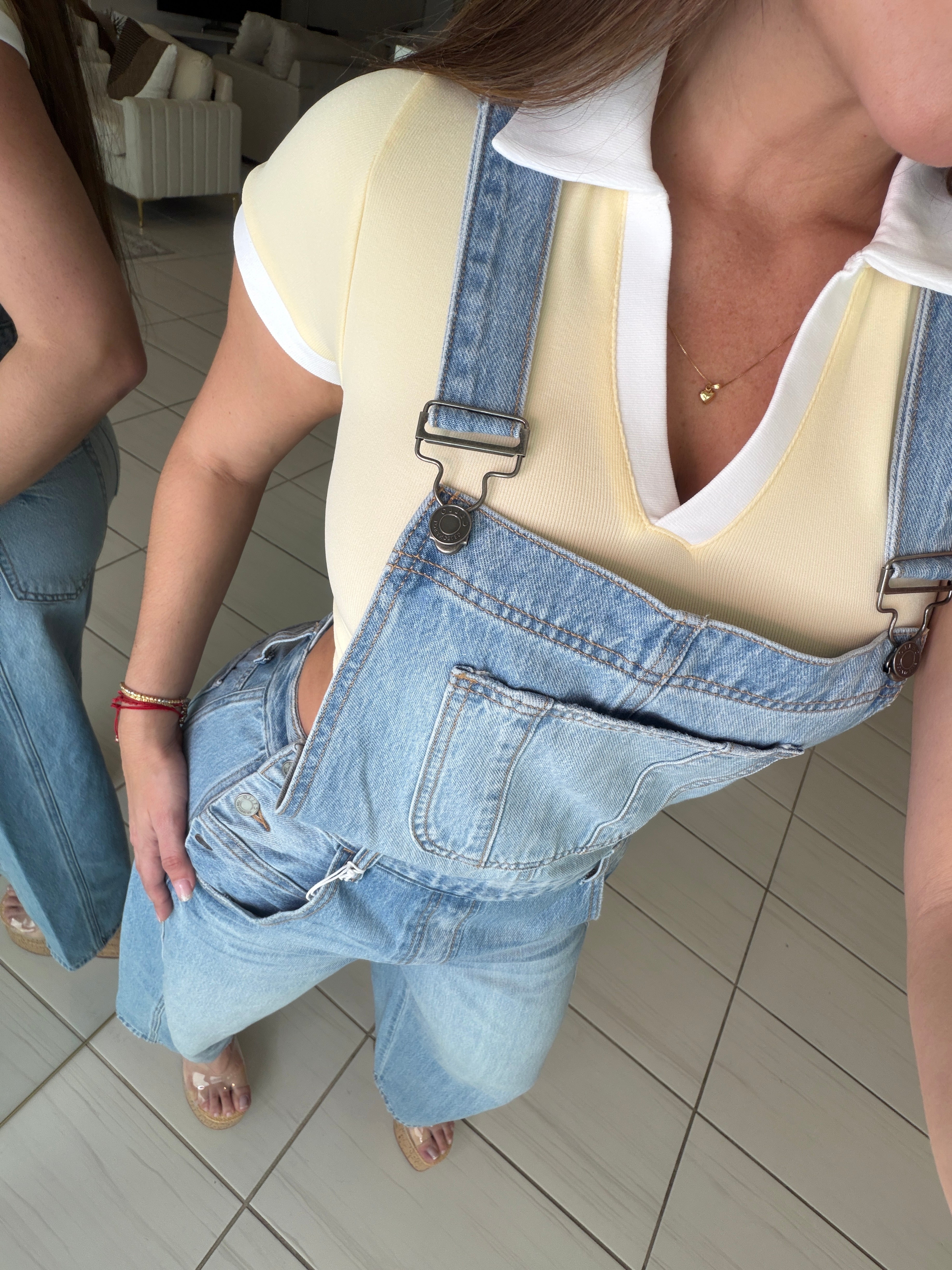 High Road Denim Barrel Jumpsuit