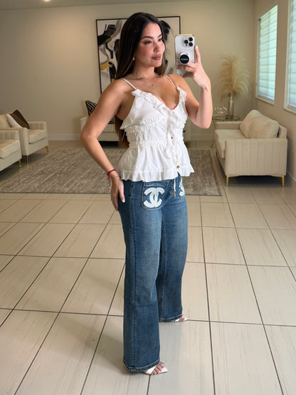 Serene Temptation White Top