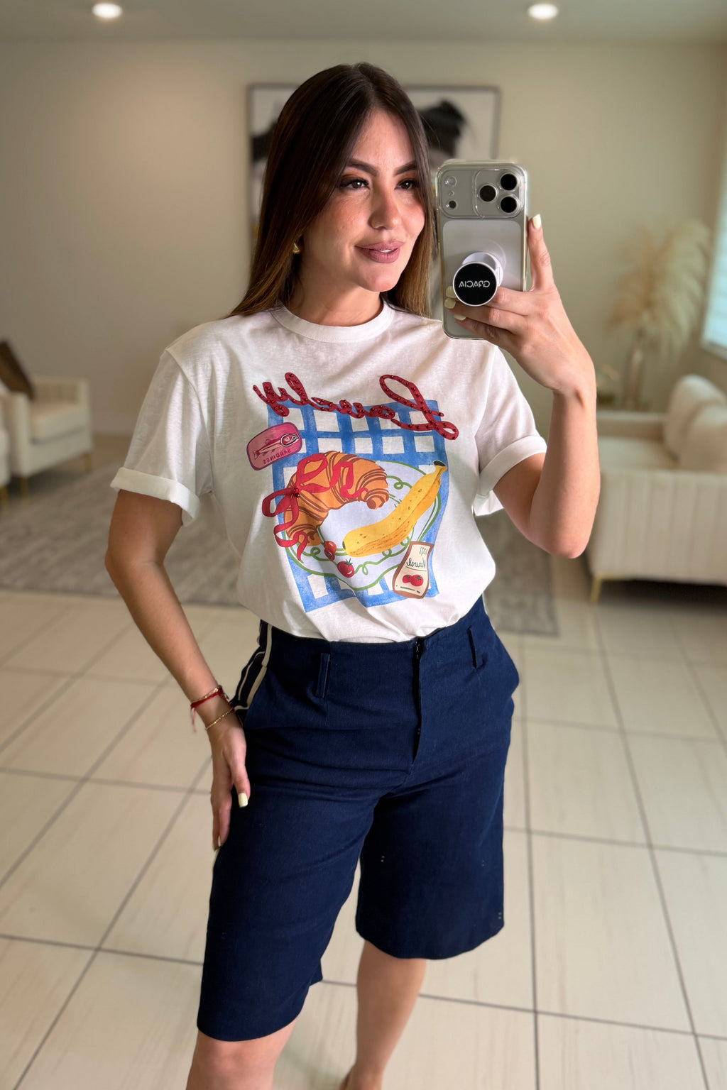 Lovely Cooked White Tshirt