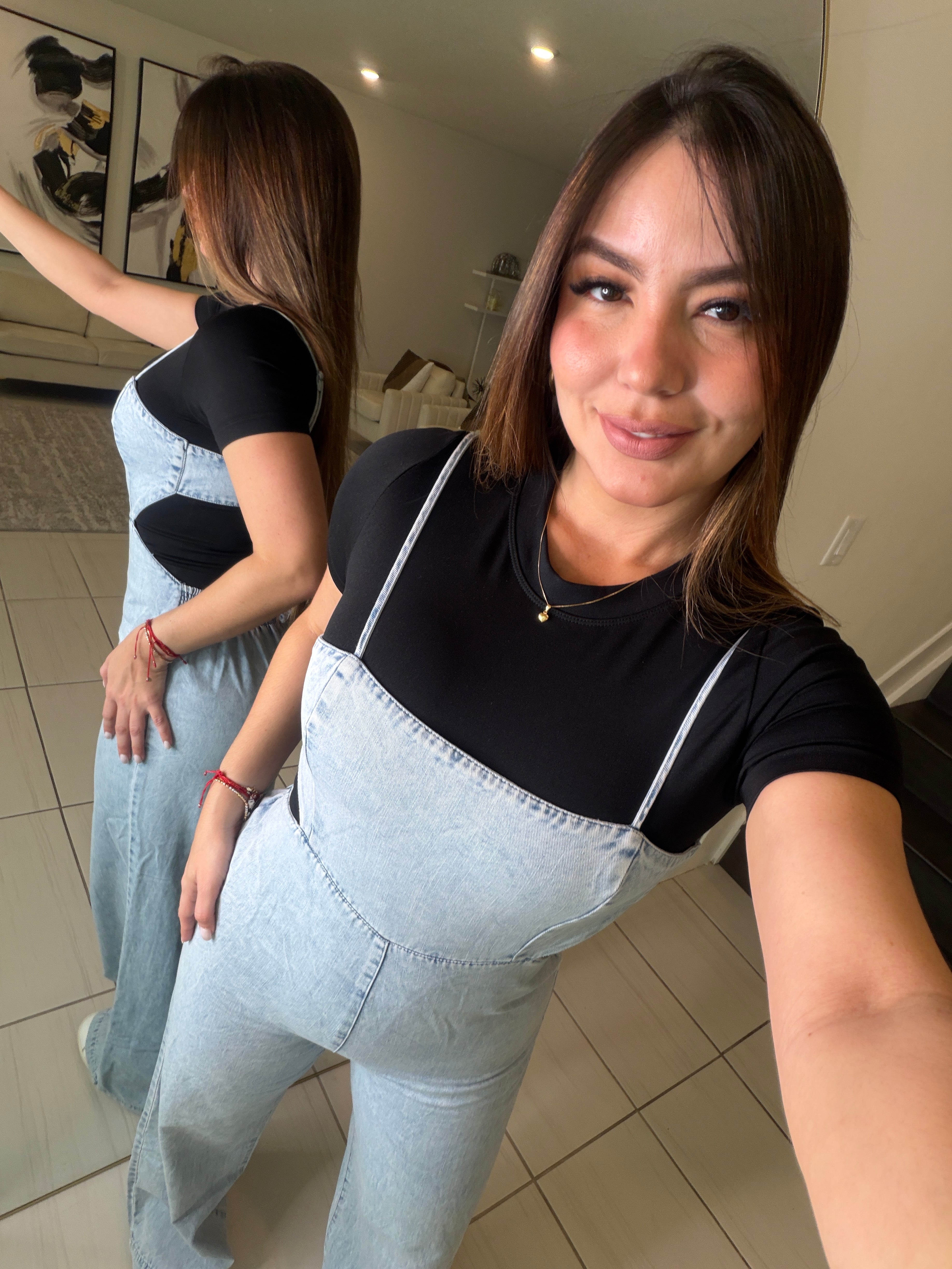 Divine Mirage Light Denim Jumpsuit