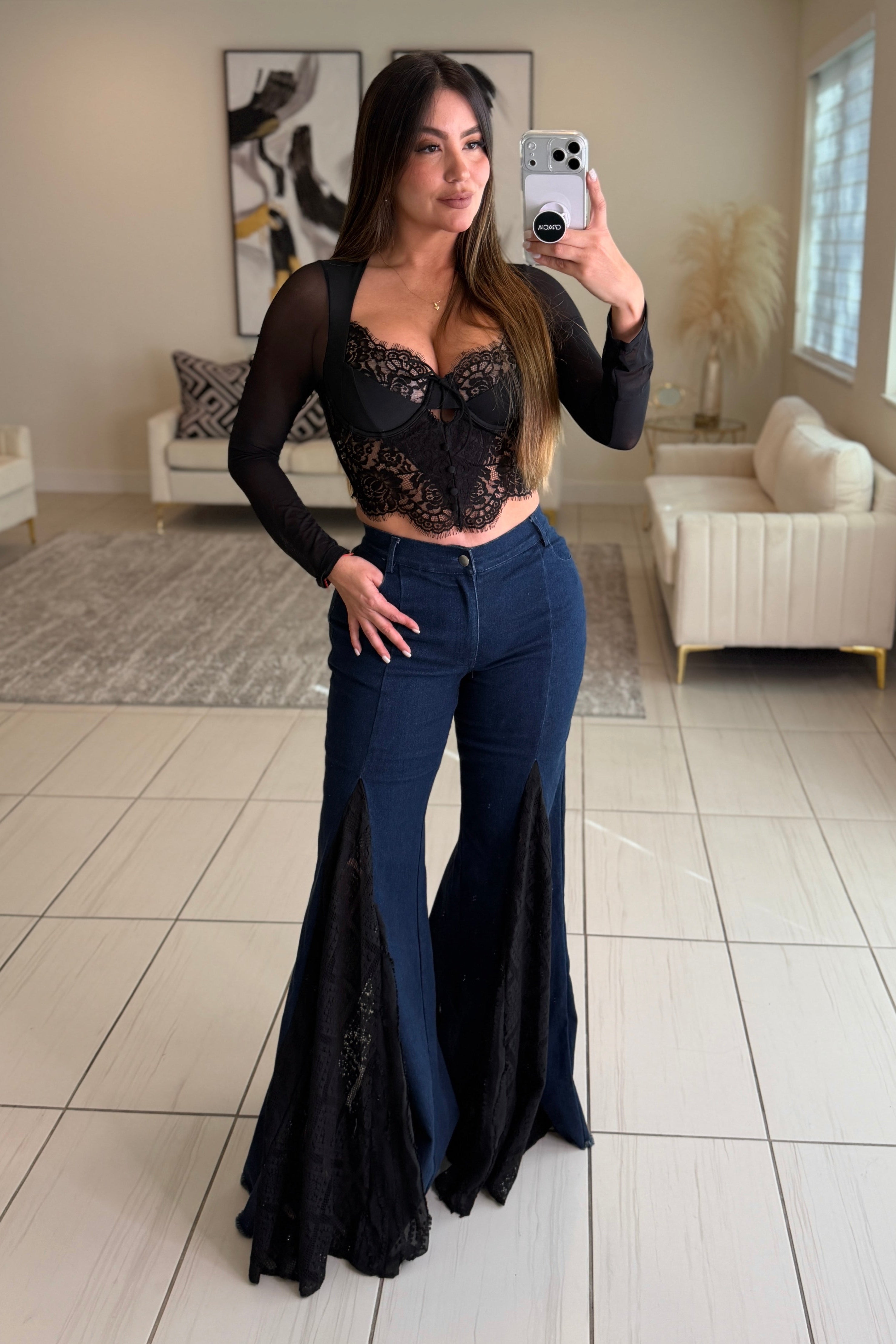 City Things Flare Denim Pants