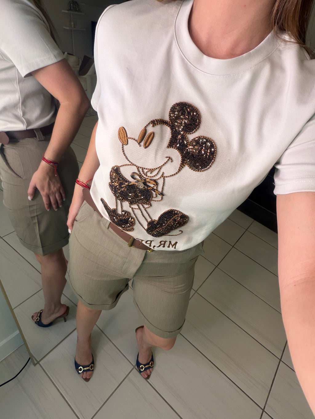 Magic Sparkle Beige Tshirt