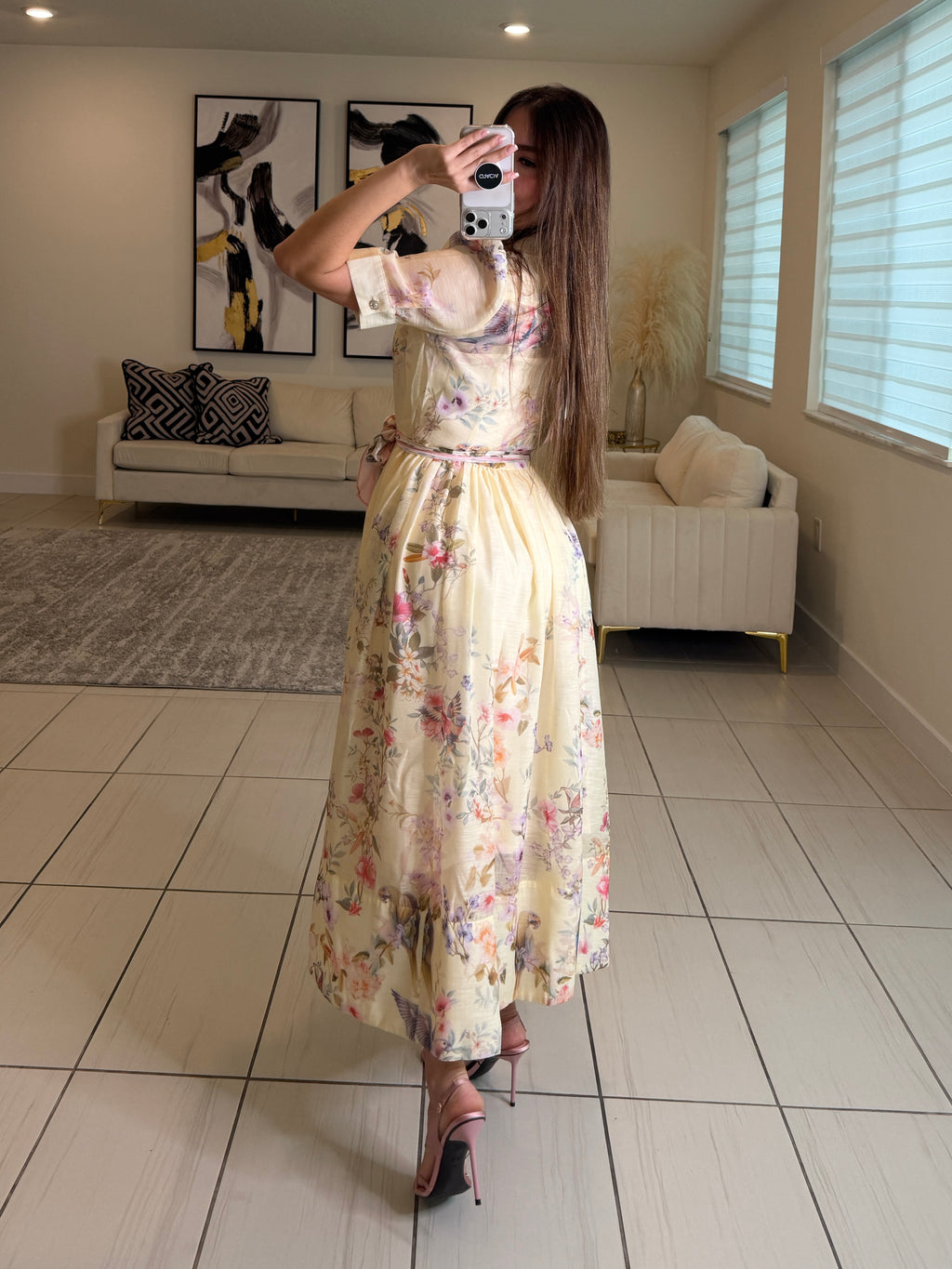 Radiant Reverie Yellow Dress