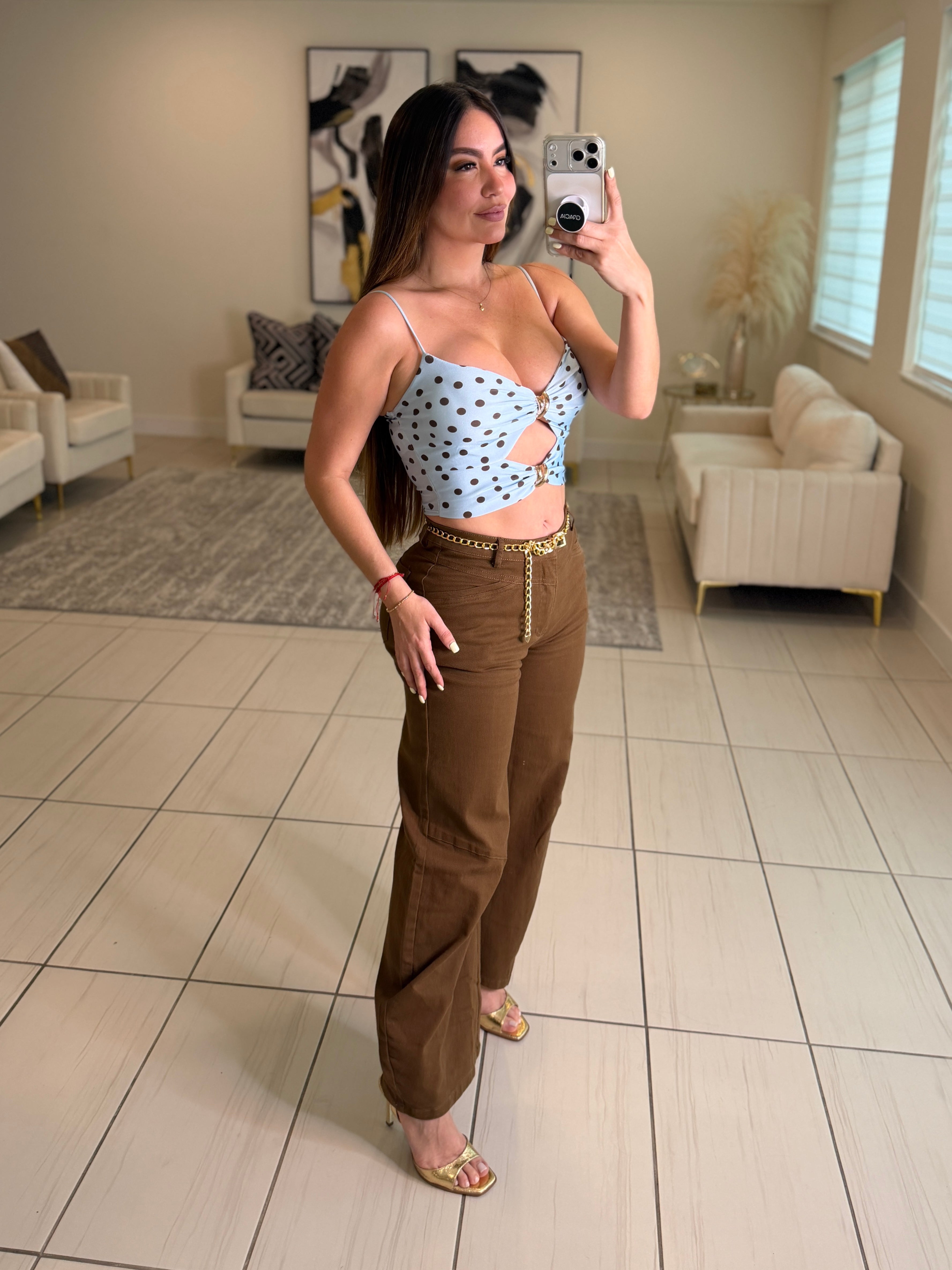 Savage Brown Barrel Pants