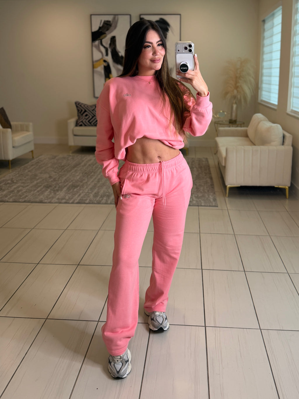Serenity Halo Pink Pant Set