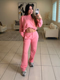 Serenity Halo Pink Pant Set