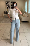 Splash Stripes Blue Pants