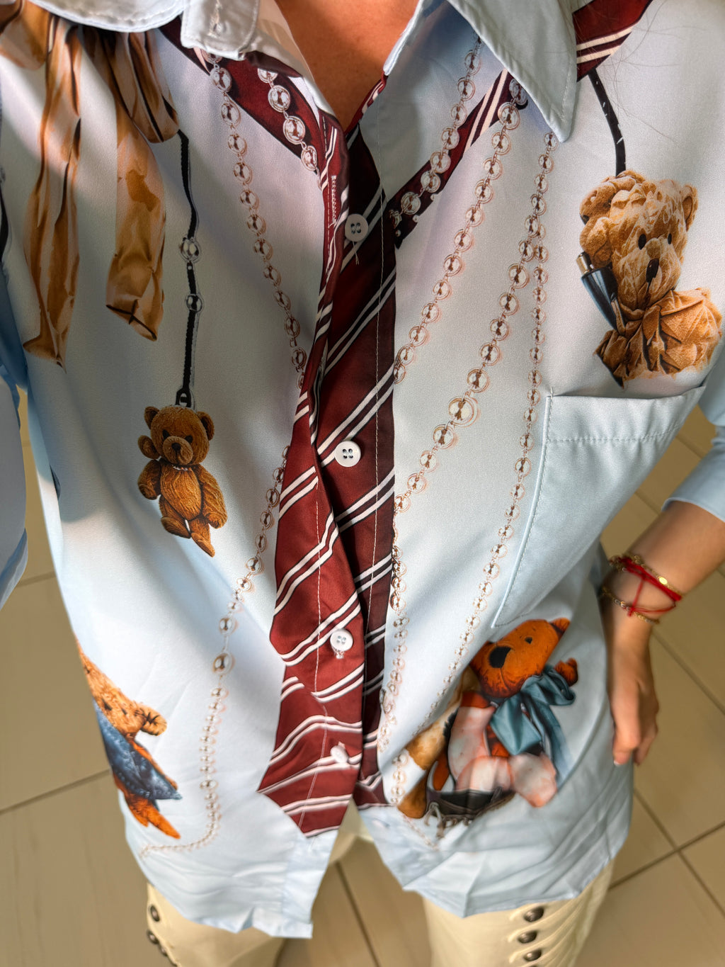 Bear Muse Blue Shirt