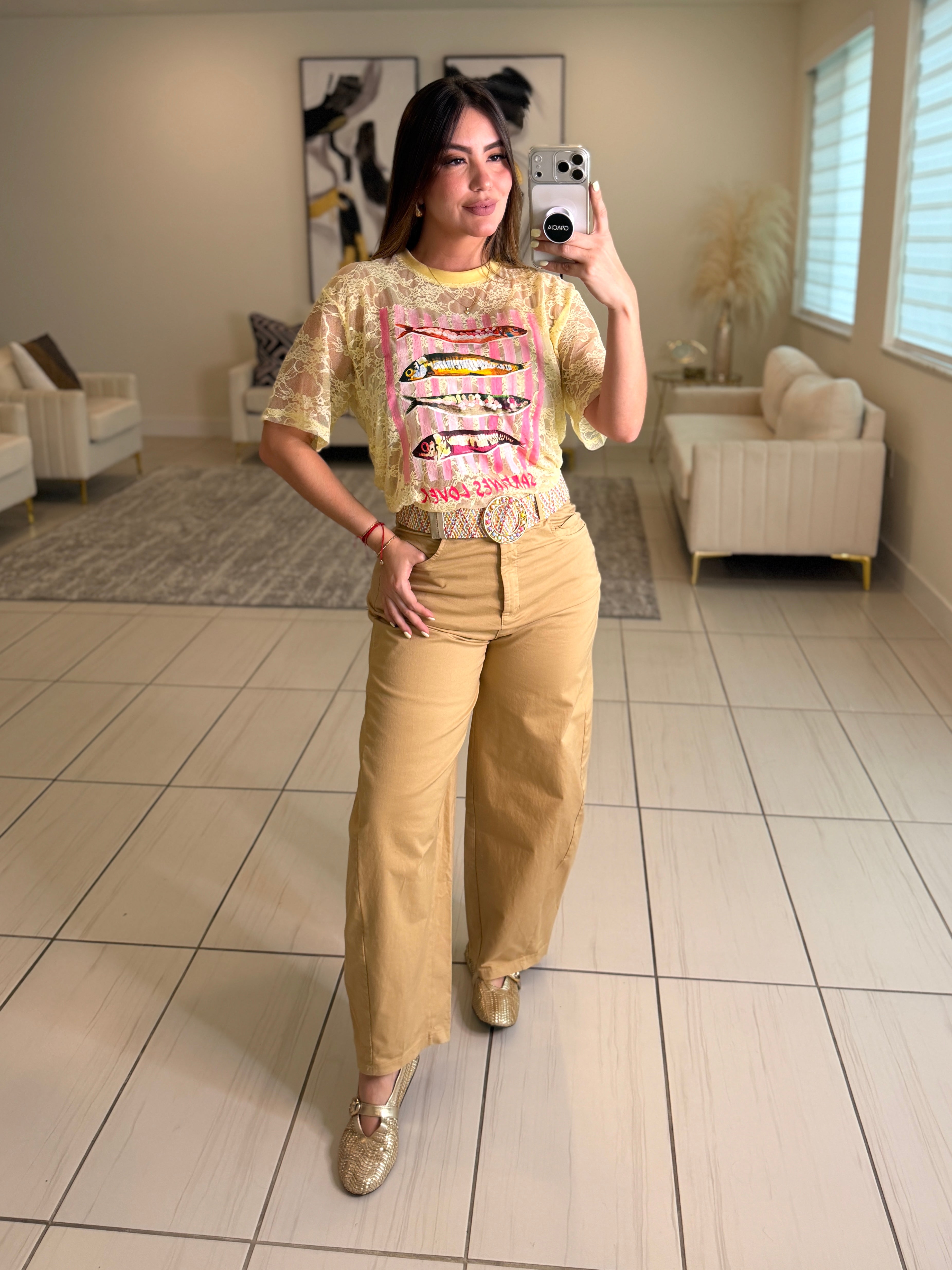 Sardines Yellow Tshirt