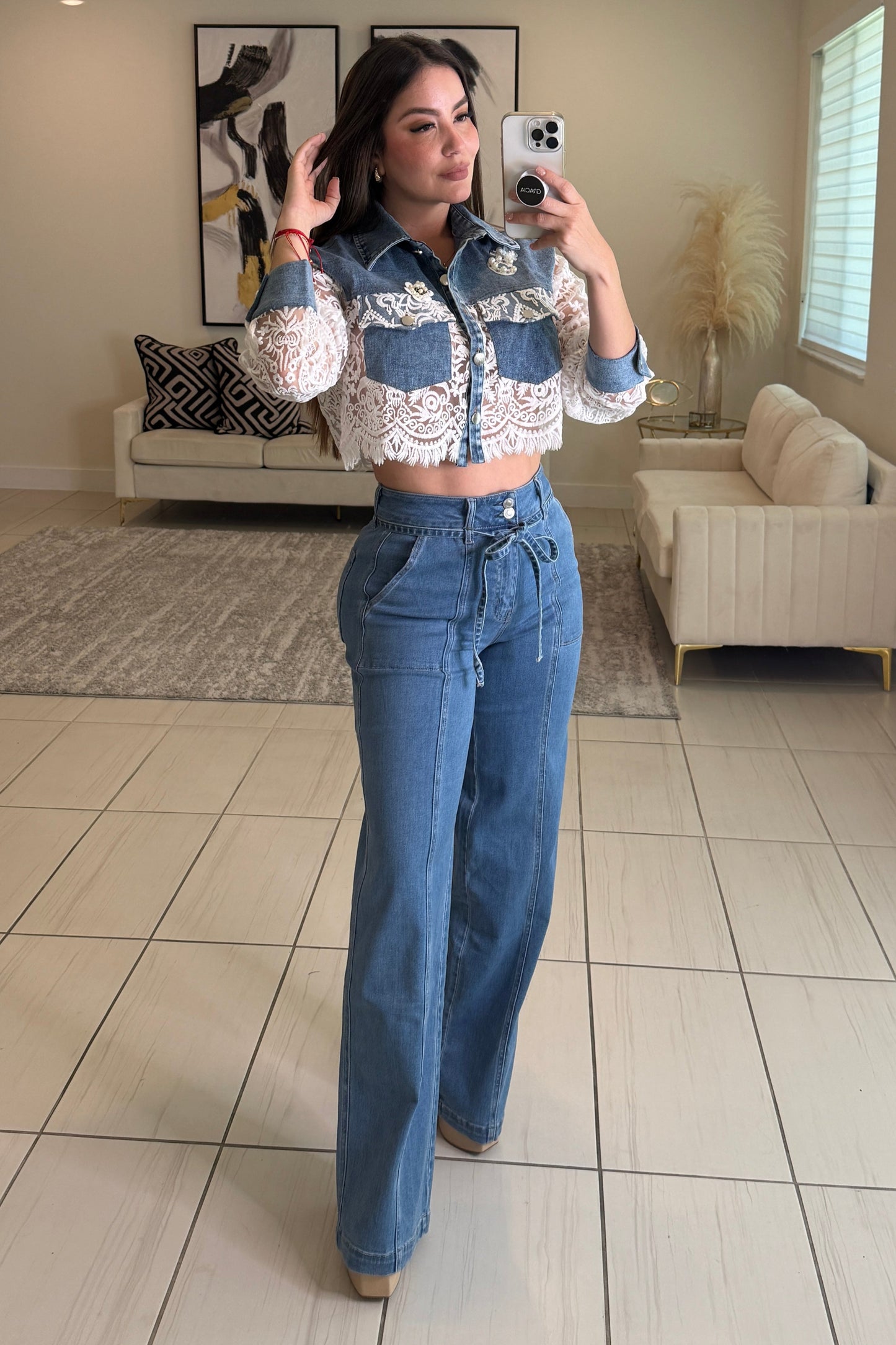 Chic Denim Pants