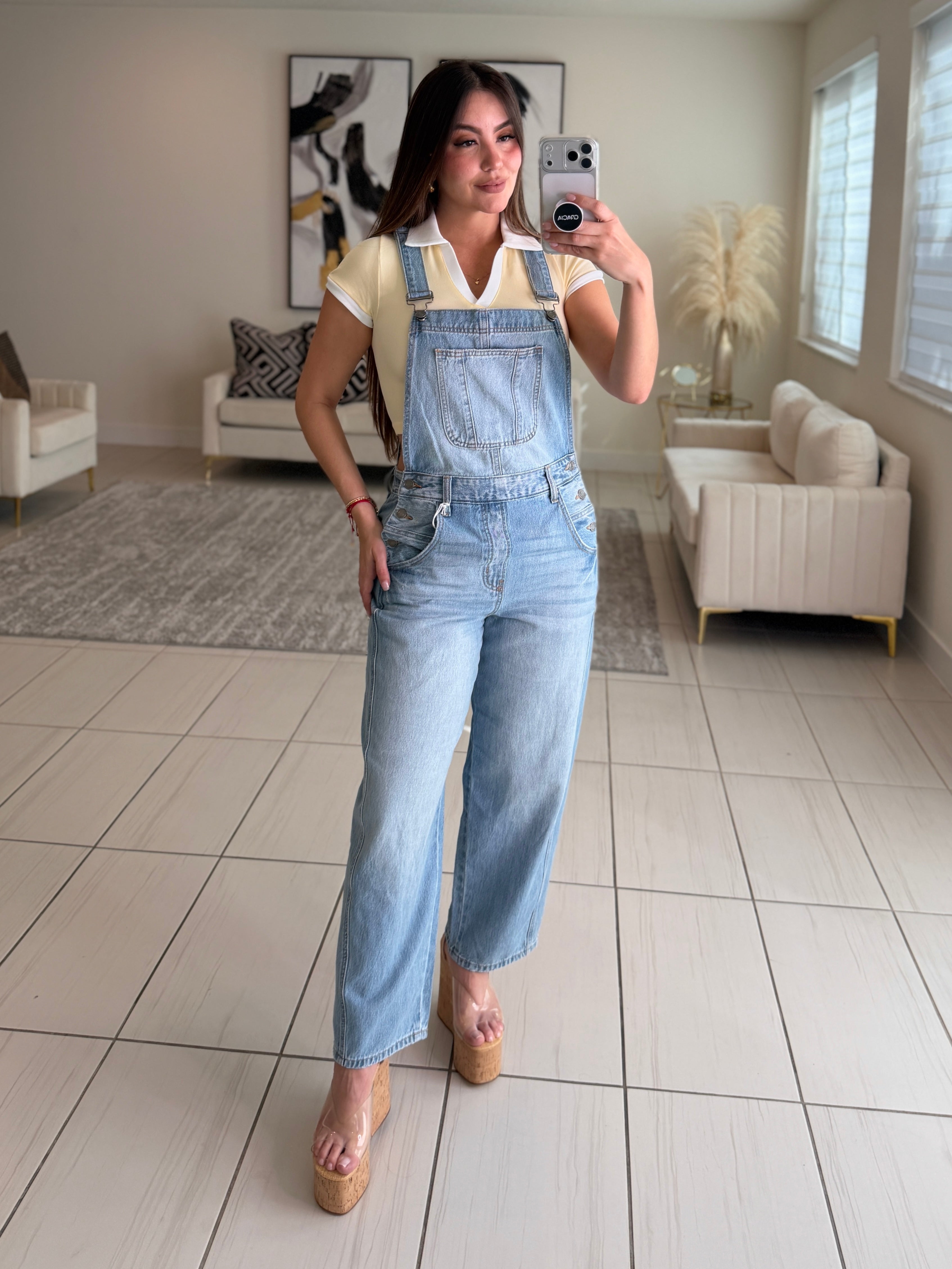 High Road Denim Barrel Jumpsuit
