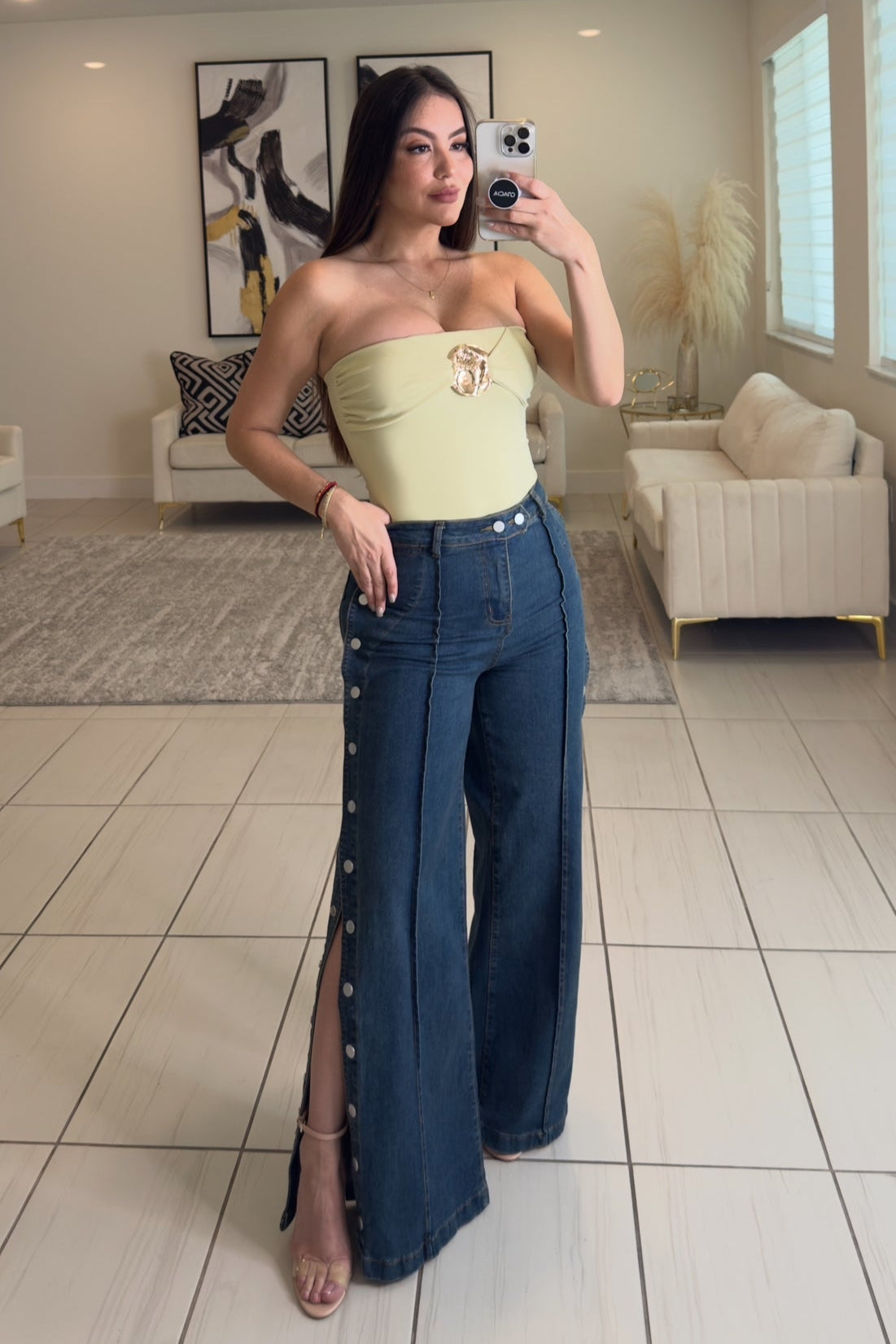 Gold Sphere Lime Bodysuit
