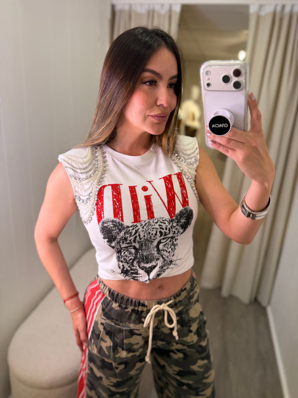 Wild Rockstar White Top