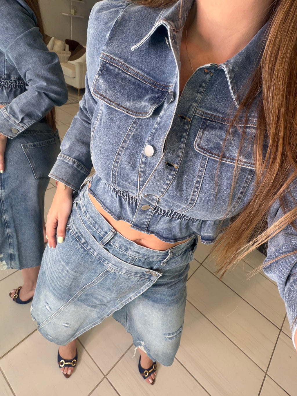 Modern Edge Denim Short