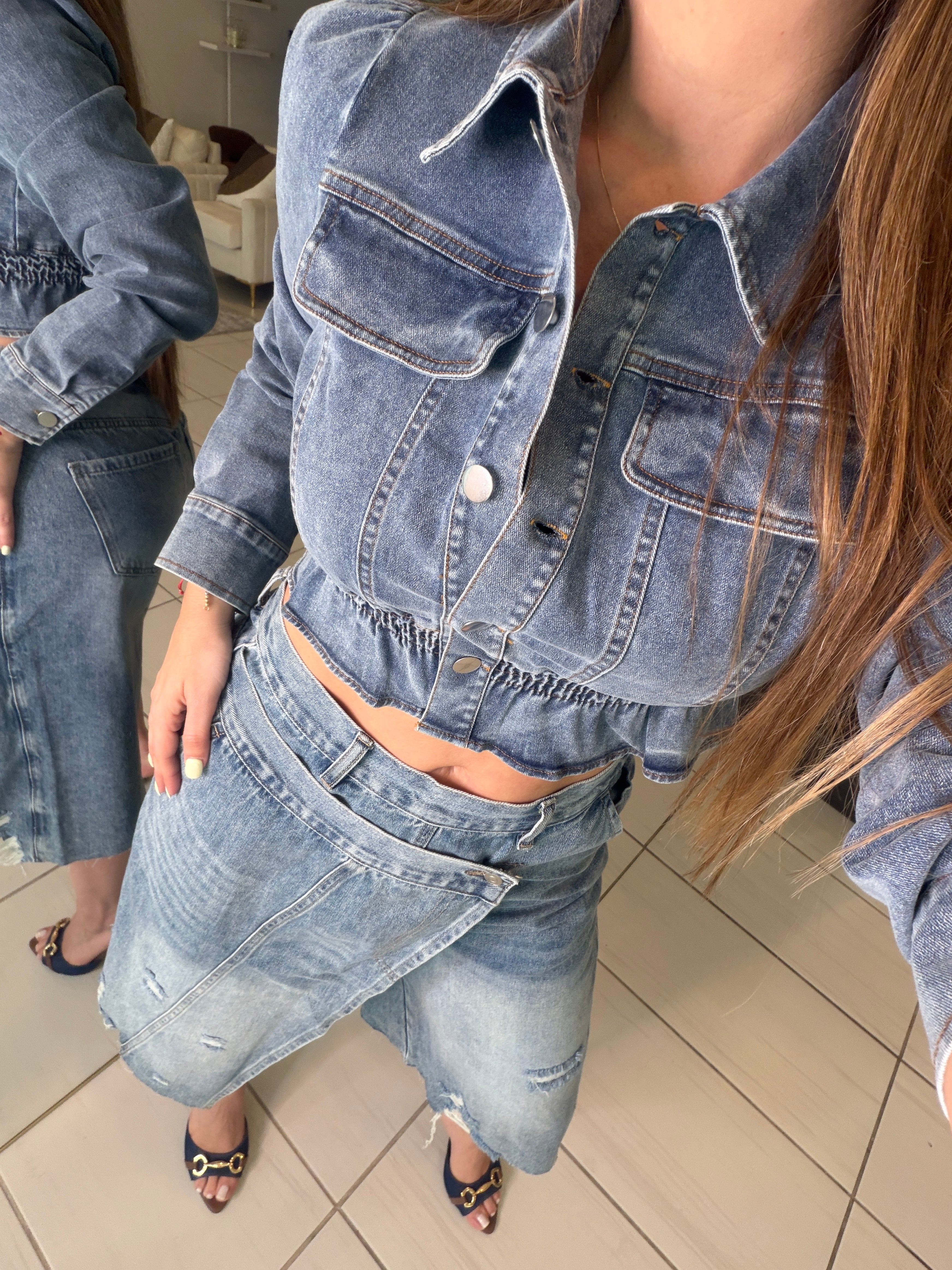 Modern Edge Denim Short