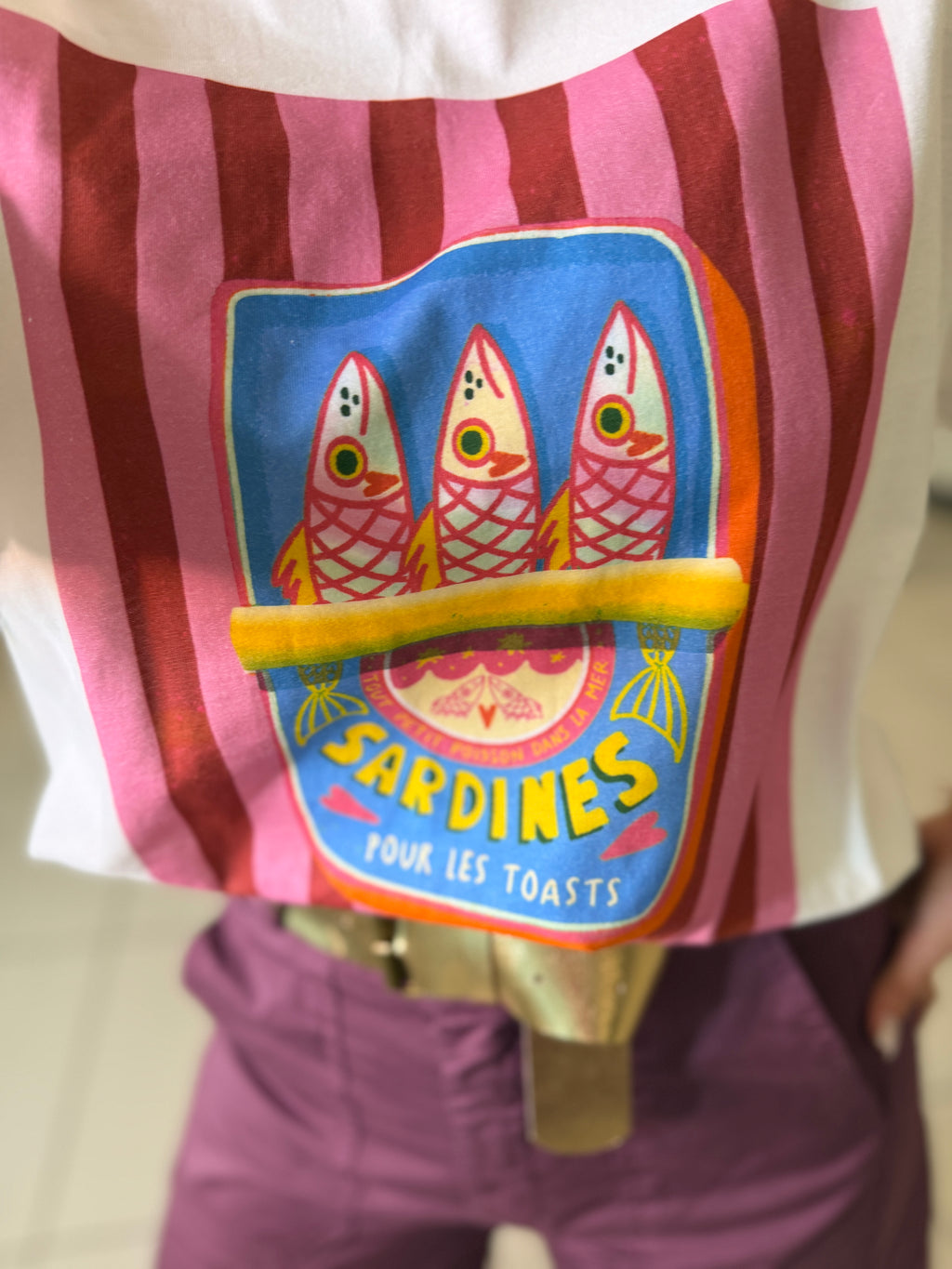 Chic Sardines White Tshirt
