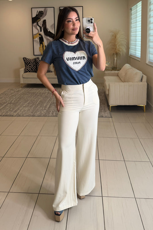 Luxe Link Ivory Pants