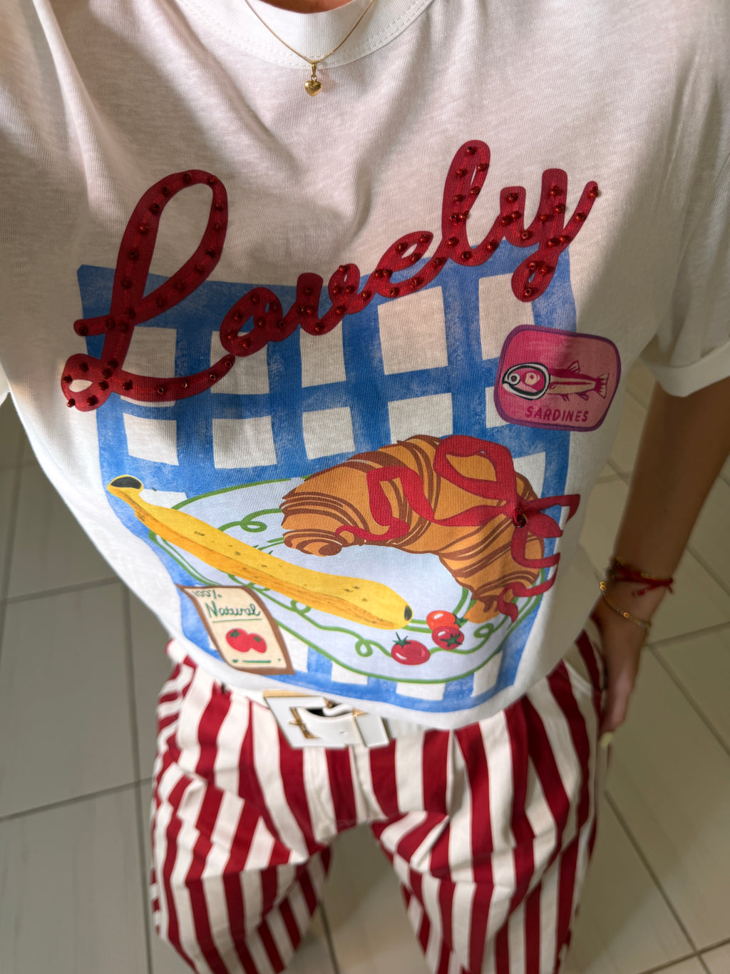 Lovely Cooked White Tshirt