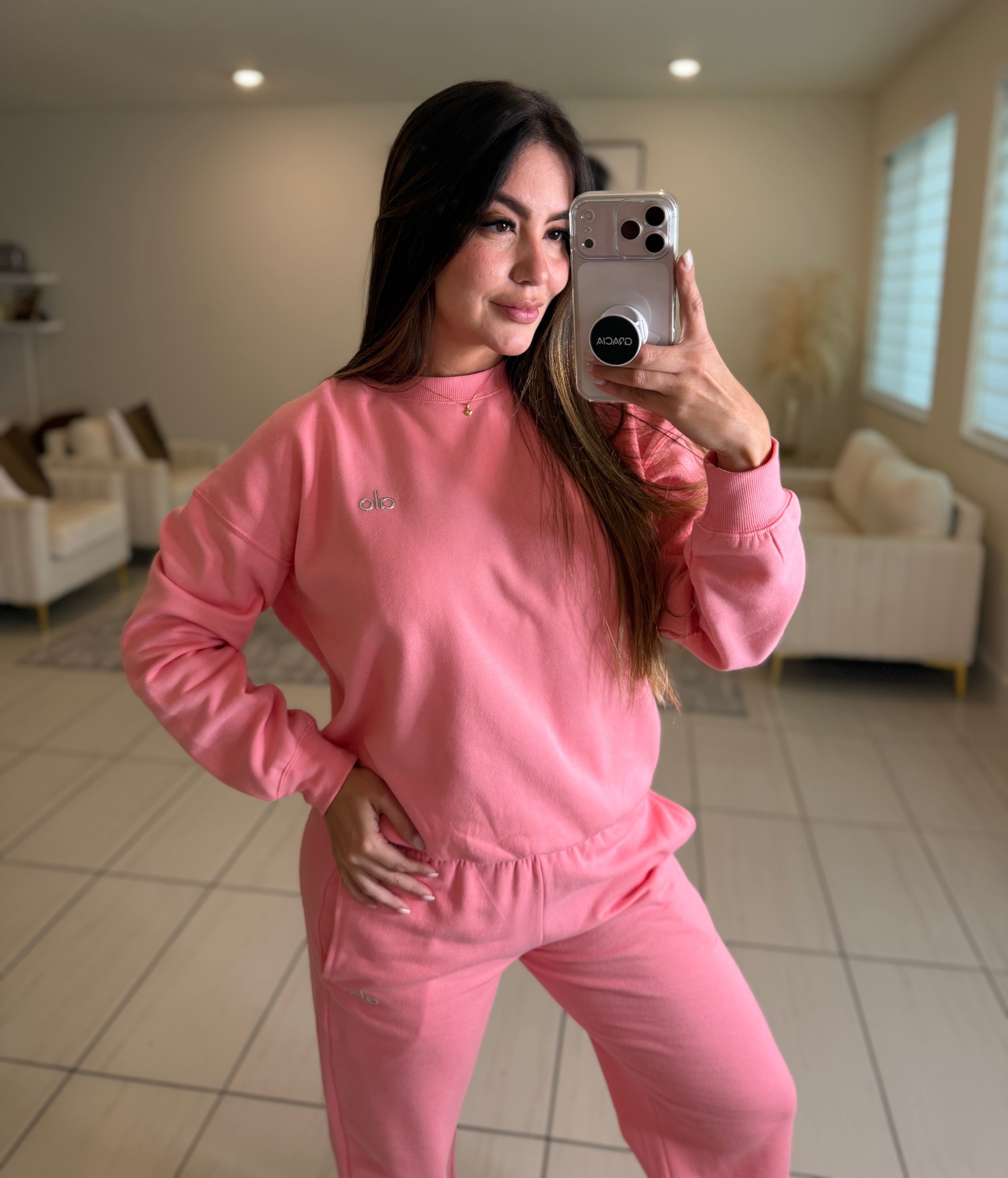 Serenity Halo Pink Pant Set