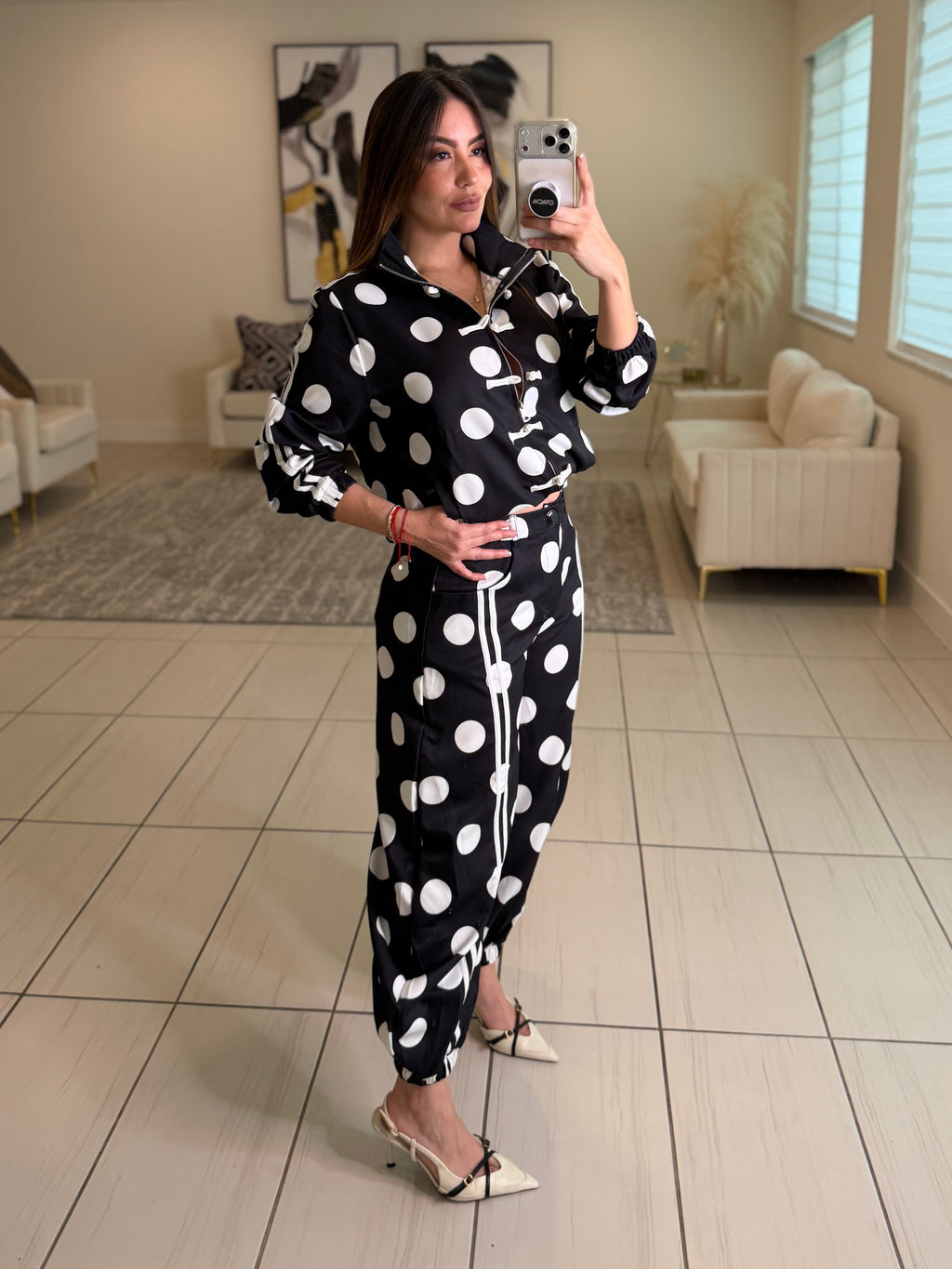 Oriental Polka Muse Black Set