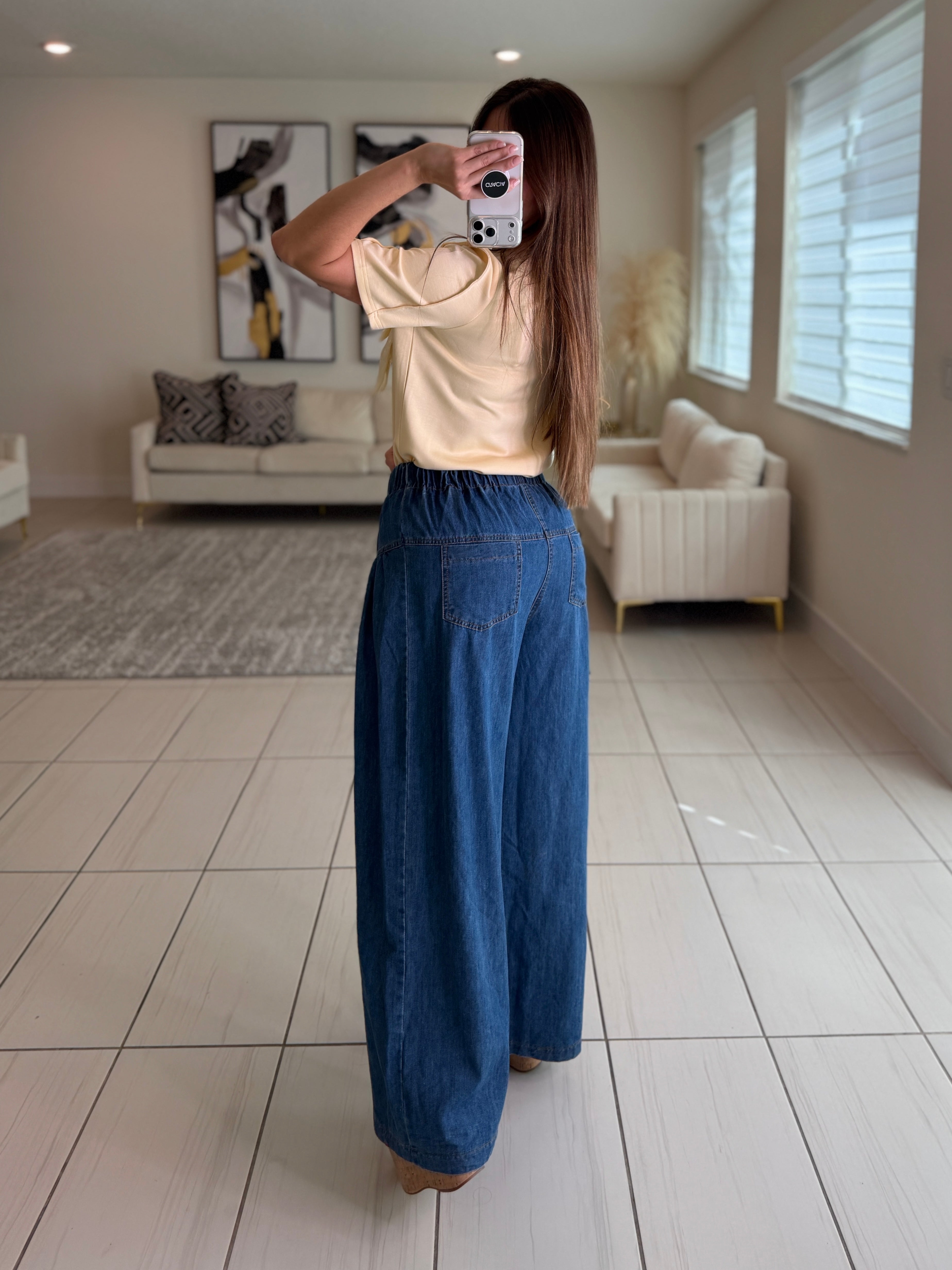 Angelic Twist Denim Pants