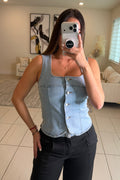 Modern Authority Light Denim Top
