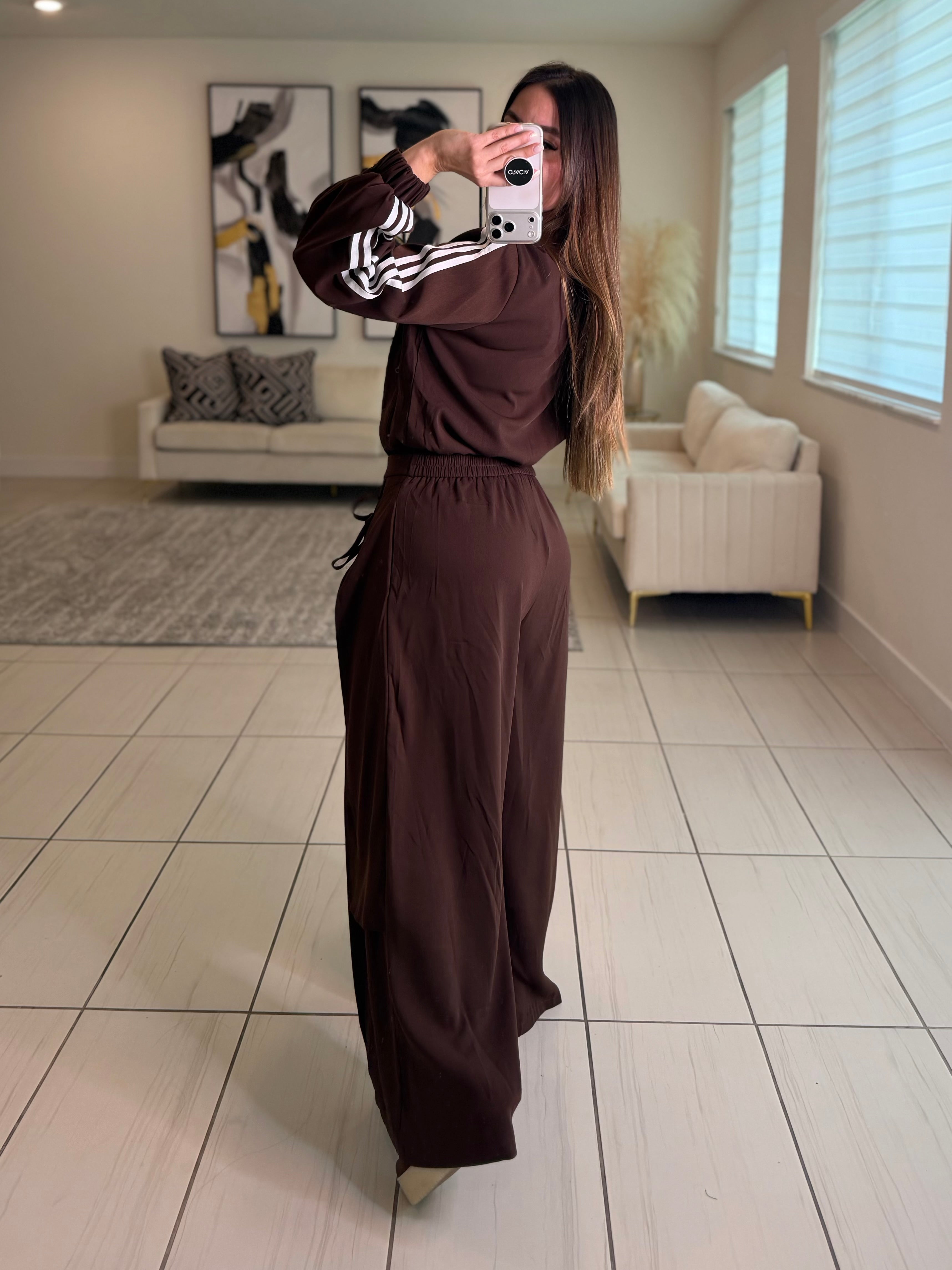 Cocoa Signature Brown Pant Set