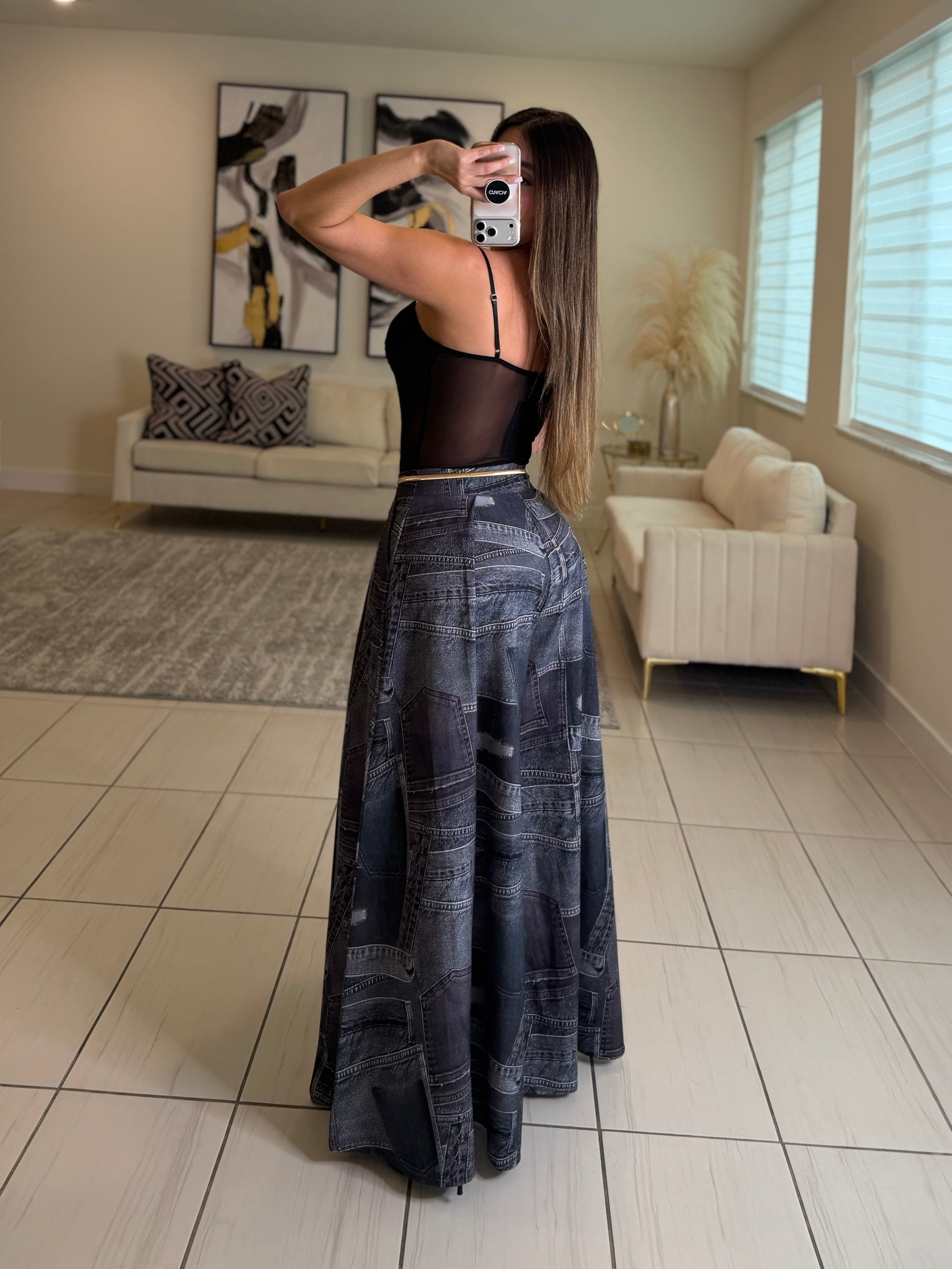 Signature Elegance Black Palazzo Pants