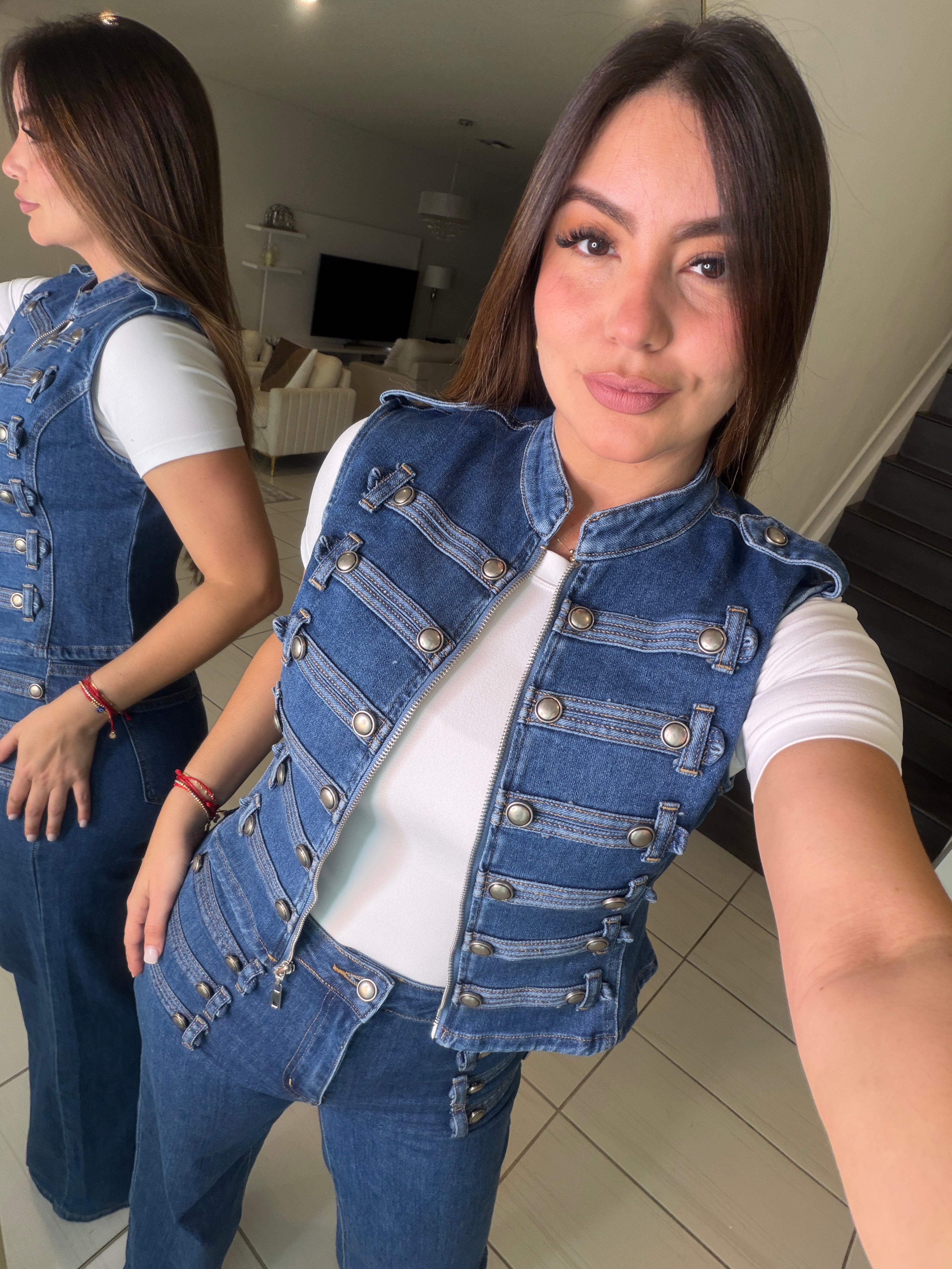 Iconic Napoleon Denim Pant Set