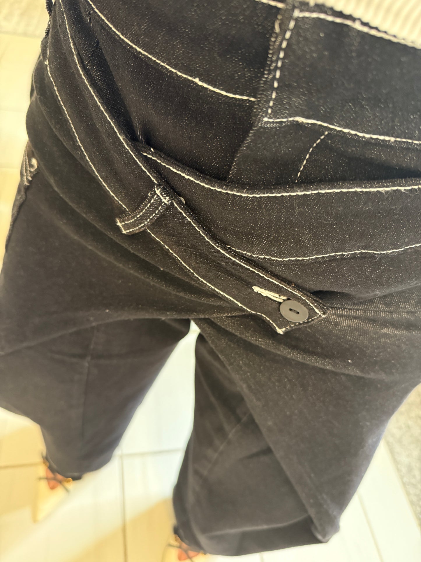Tactical Edge Black Denim Pants