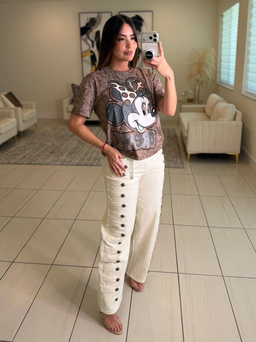 Napoleon White Denim Pants