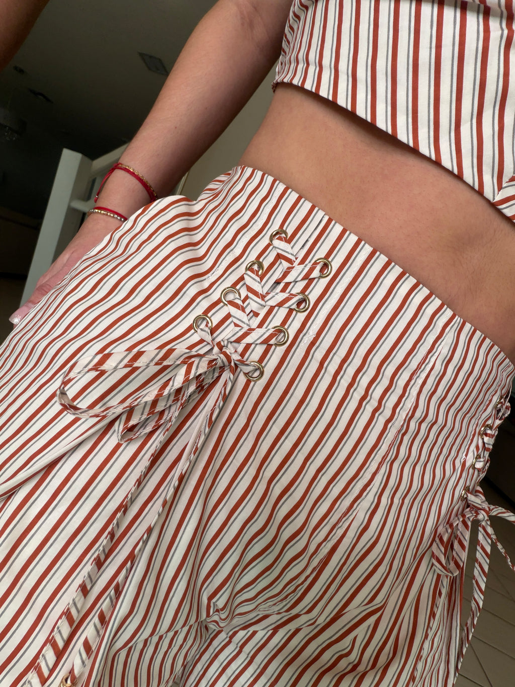 Spring Stripes Blazer and Short Set