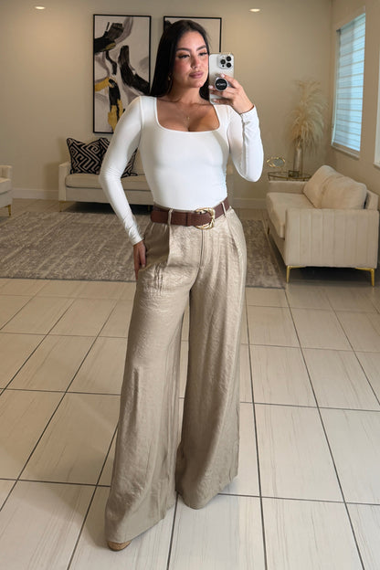 Crush Hour White Bodysuit