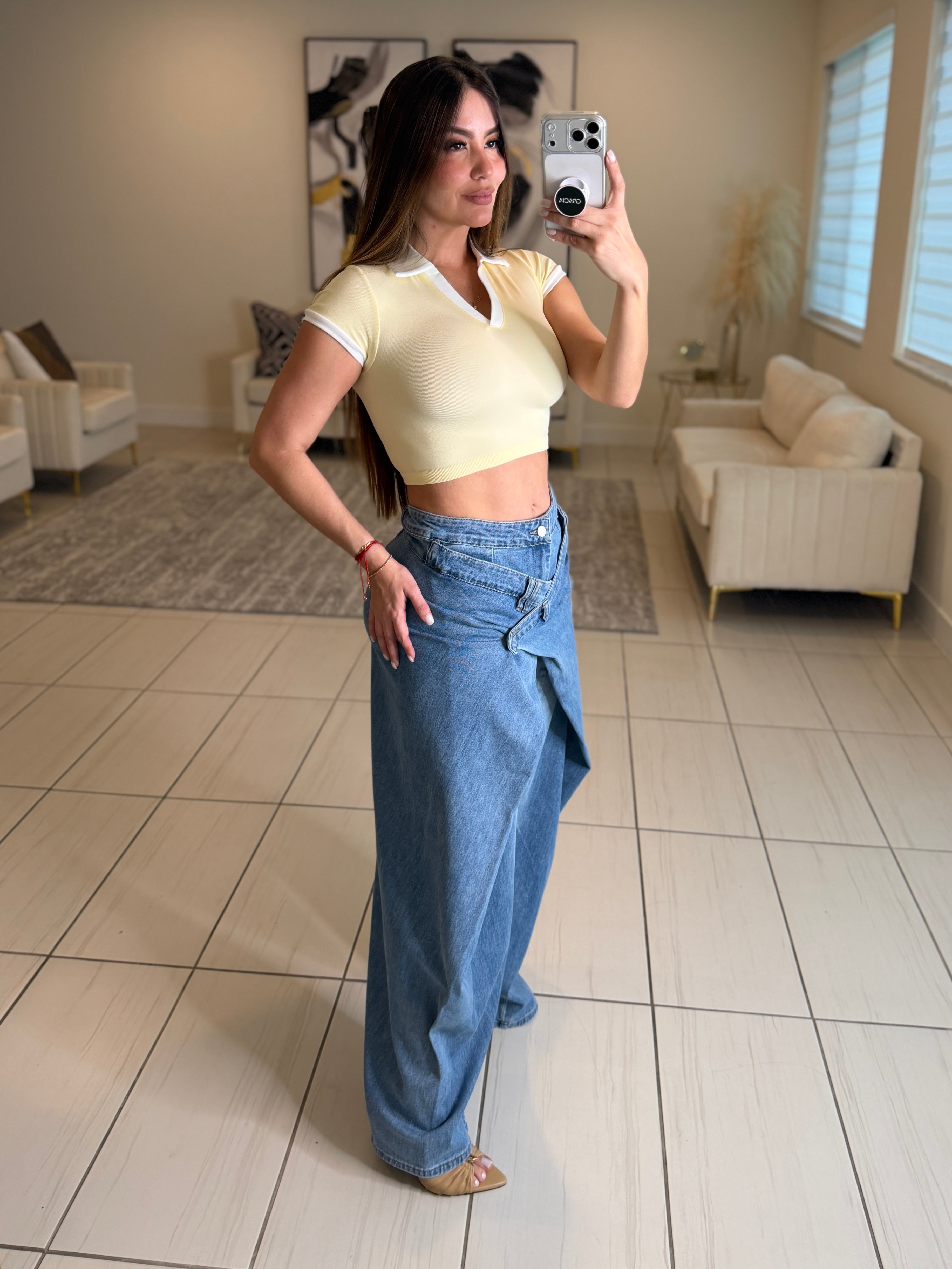 Gravity Basic Yellow Top