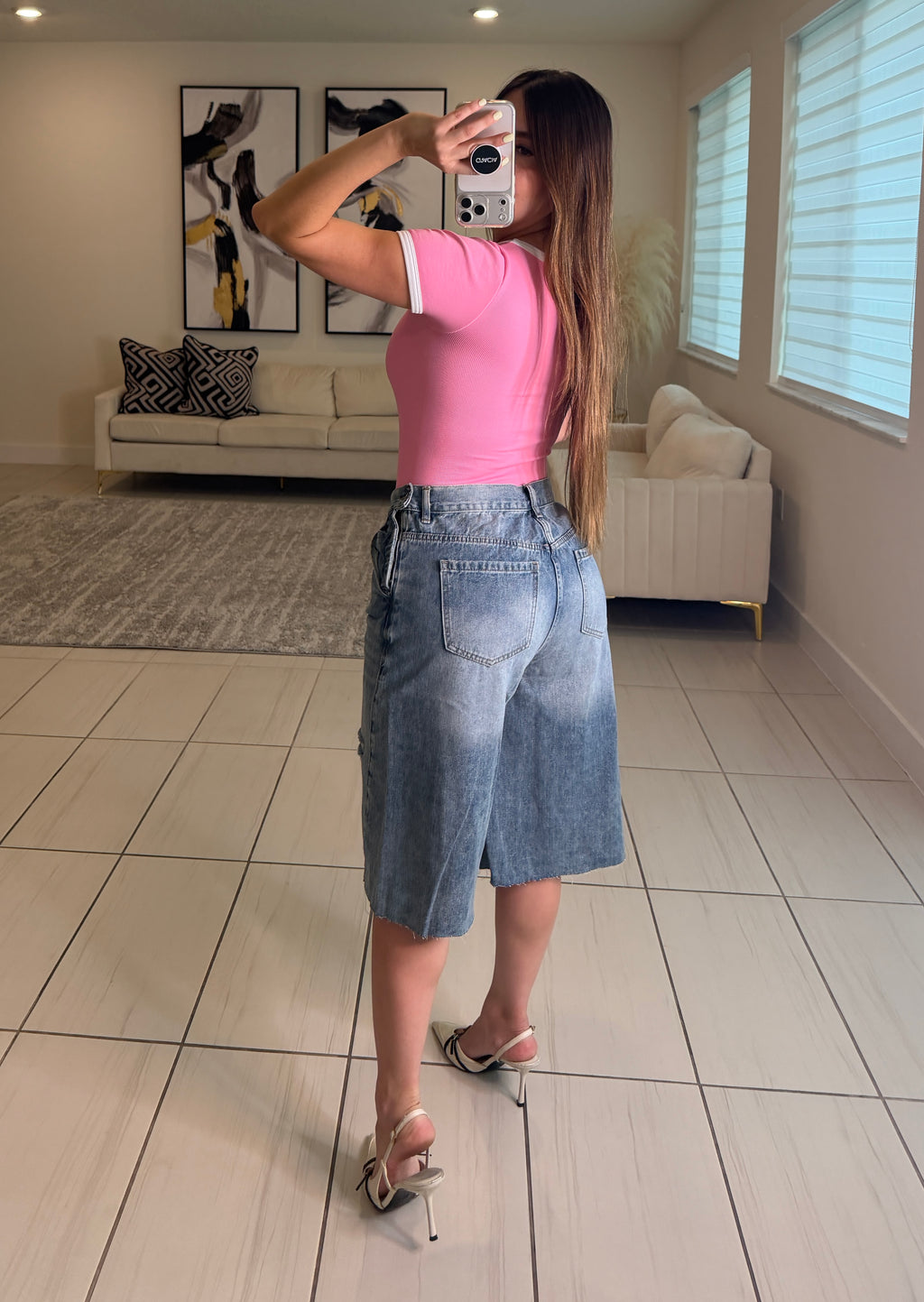 Glow Motion Pink Bodysuit