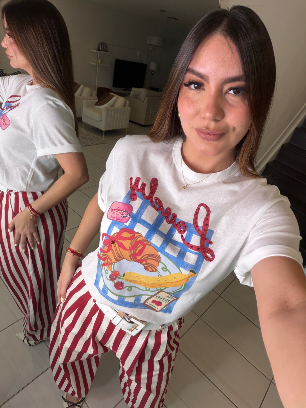 Lovely Cooked White Tshirt