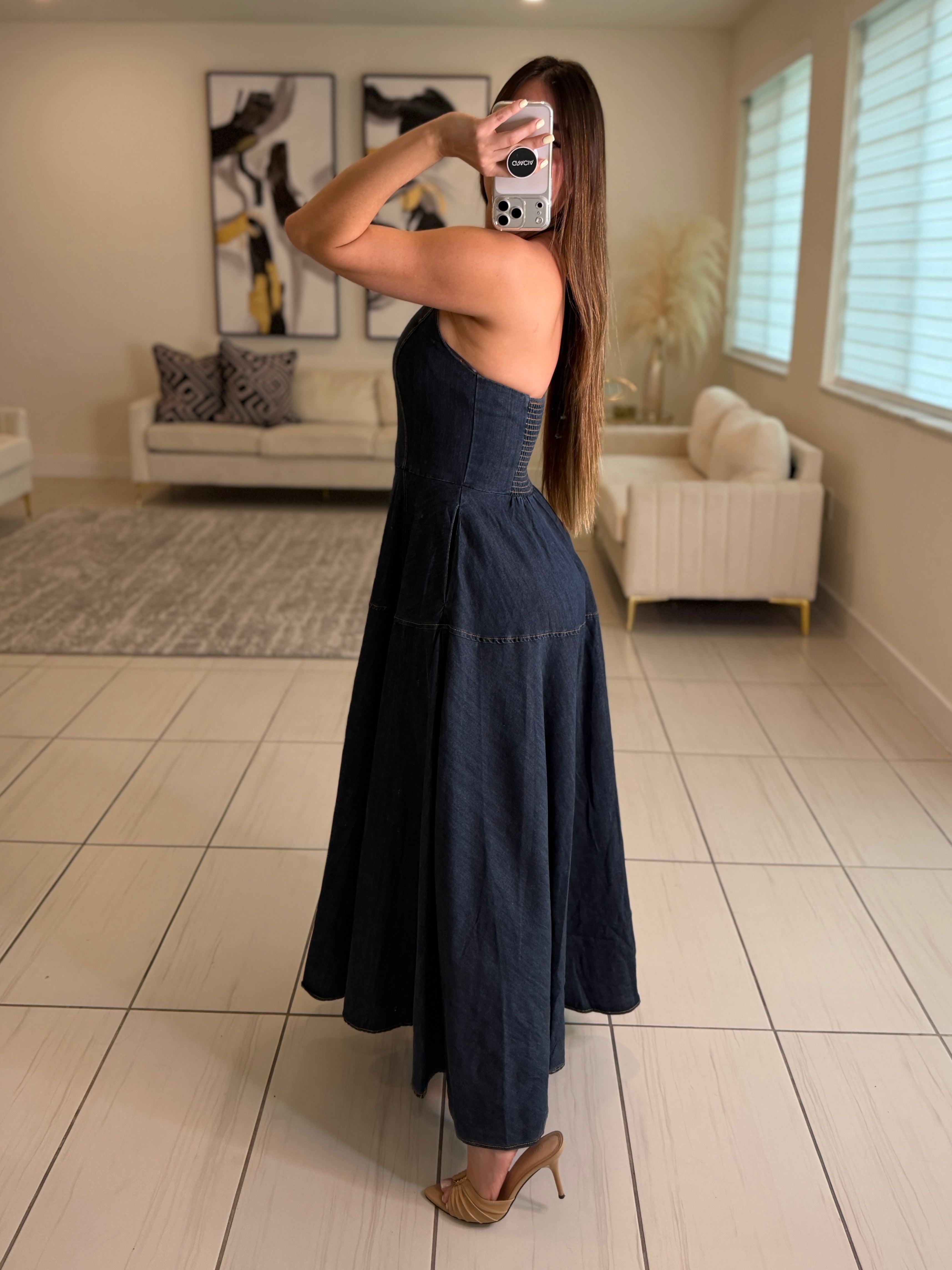 Pretty Sweet Denim Dress