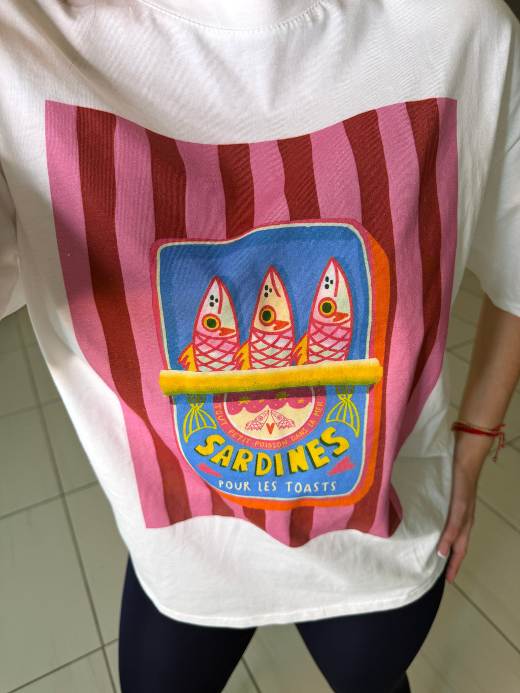 Chic Sardines White Tshirt