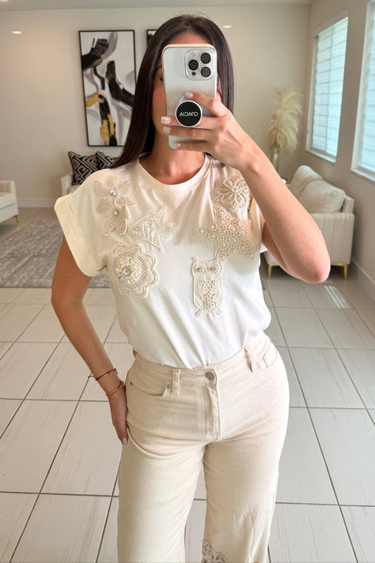 Goddess Tide Beige Top