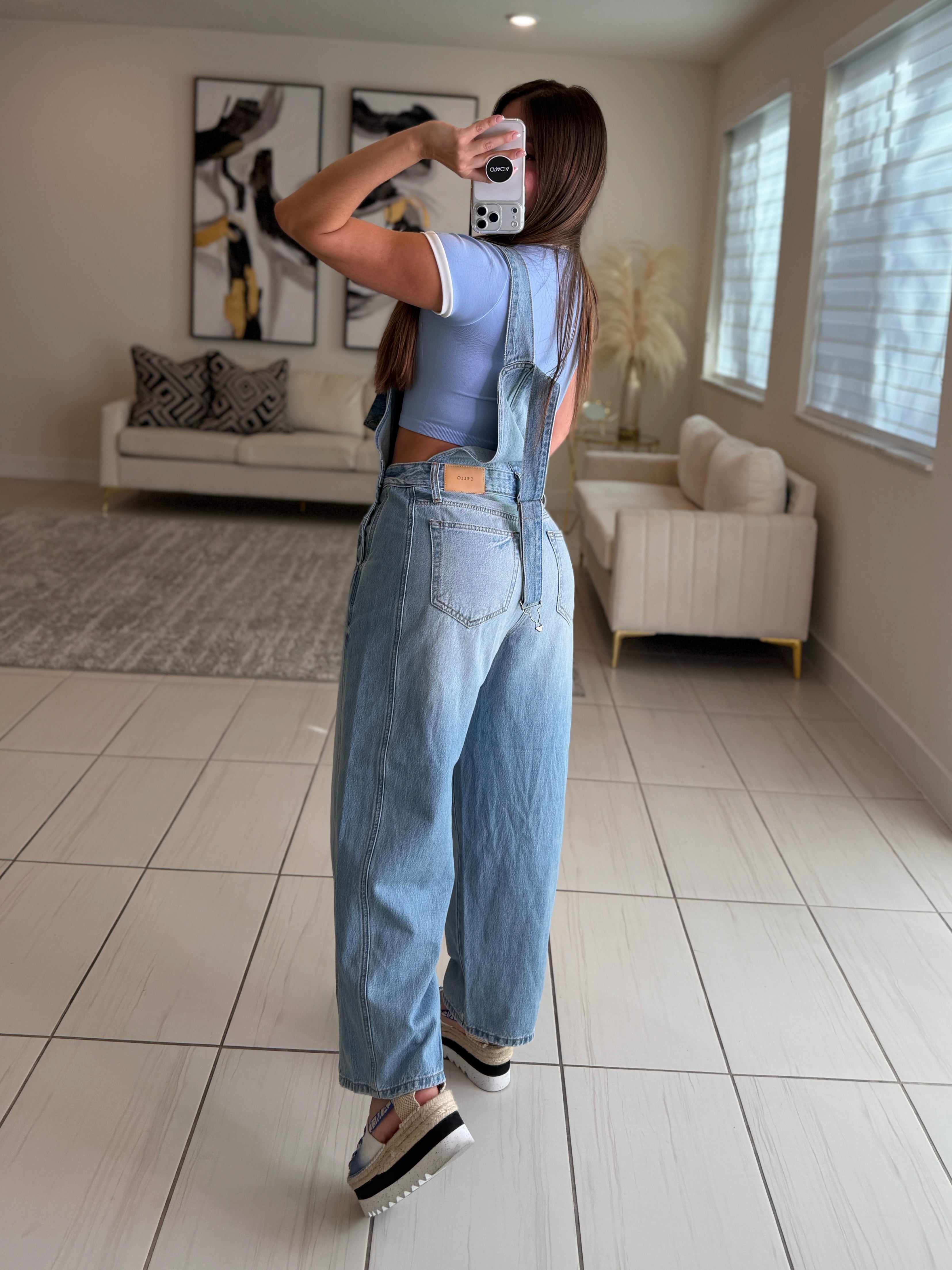 High Road Denim Barrel Jumpsuit