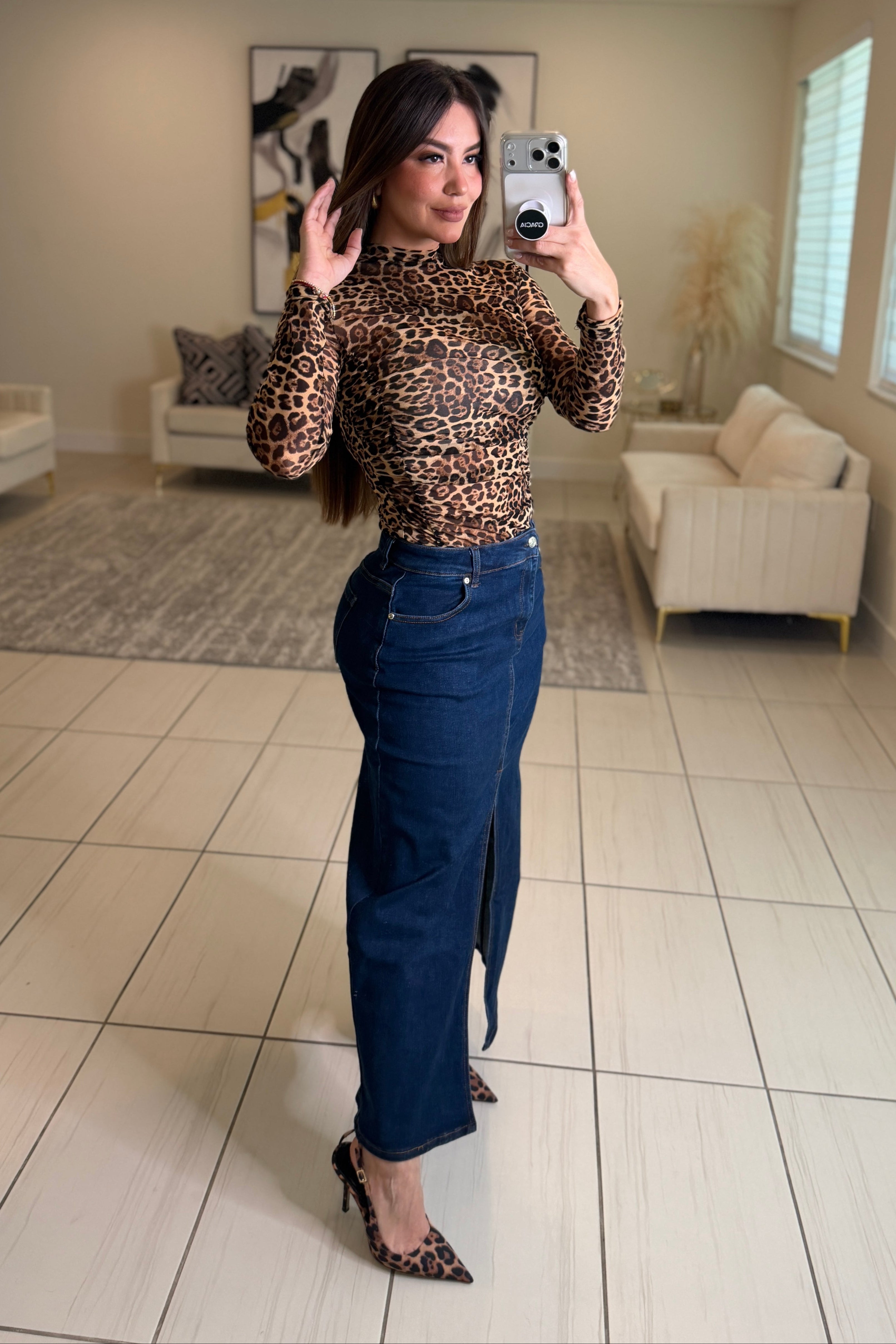 Wild Passion Leopard Print Bodysuit