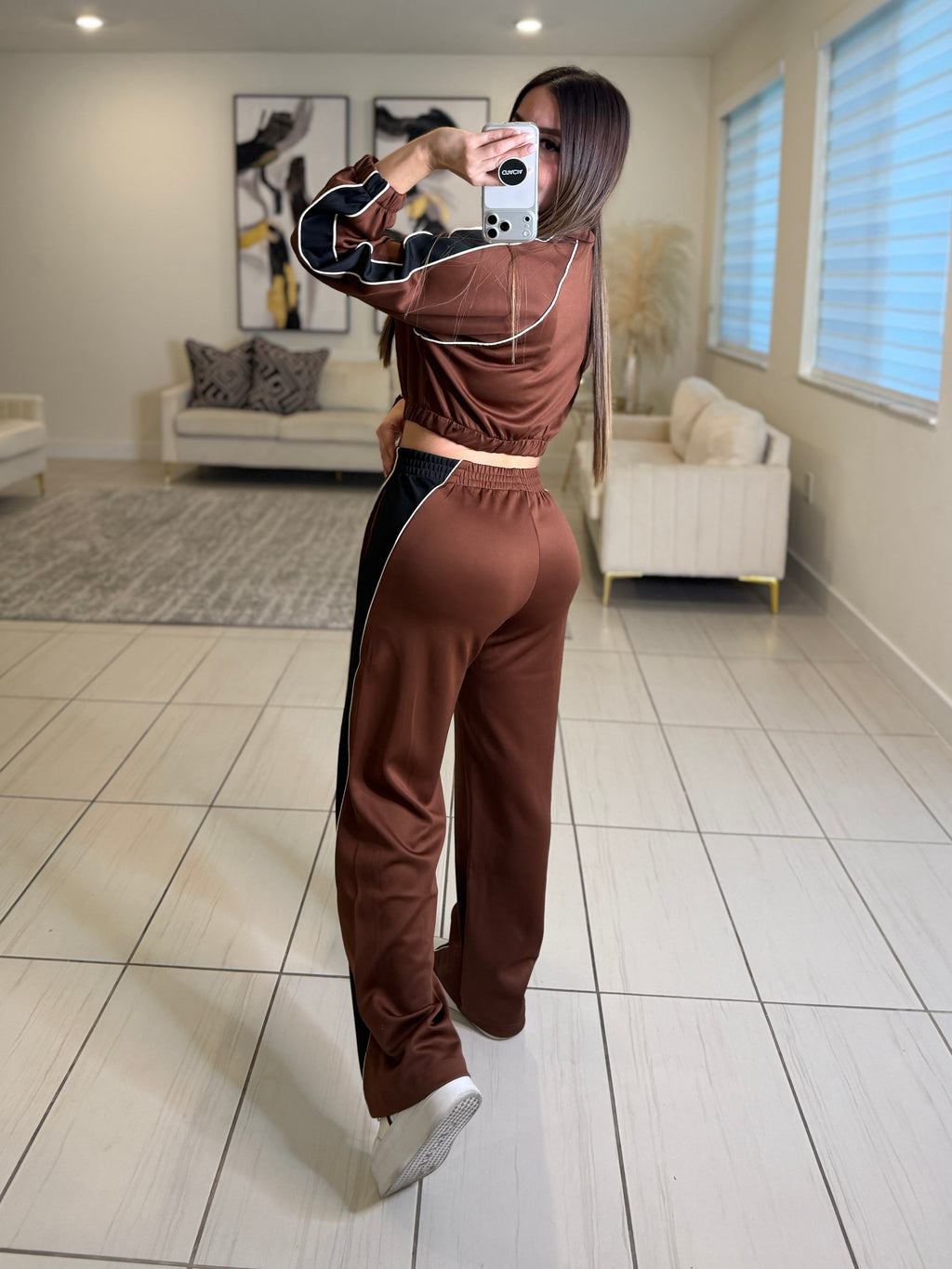 Espresso Element Brown Pant Set
