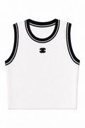 Iconic Knit White Tank Top