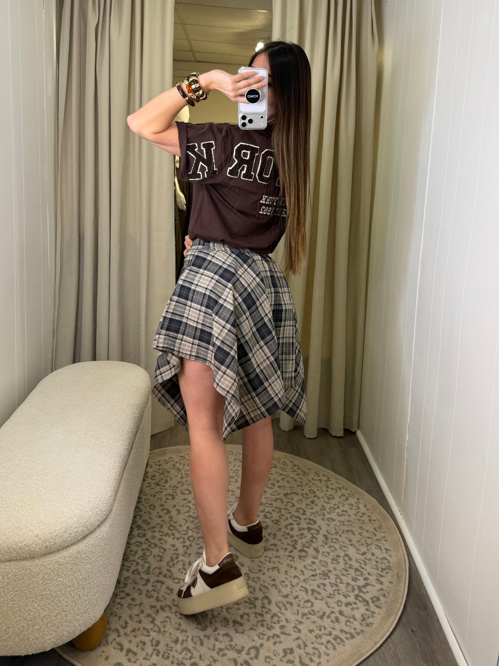 New York Varsity Brown Tshirt