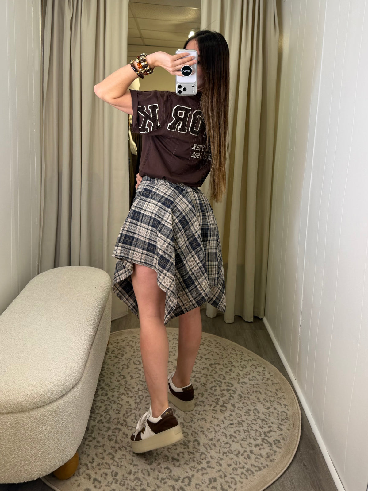 New York Varsity Brown Tshirt