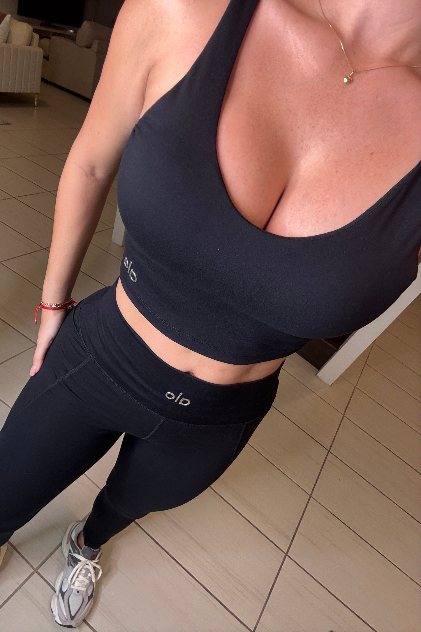 Halo Black Leggings Set