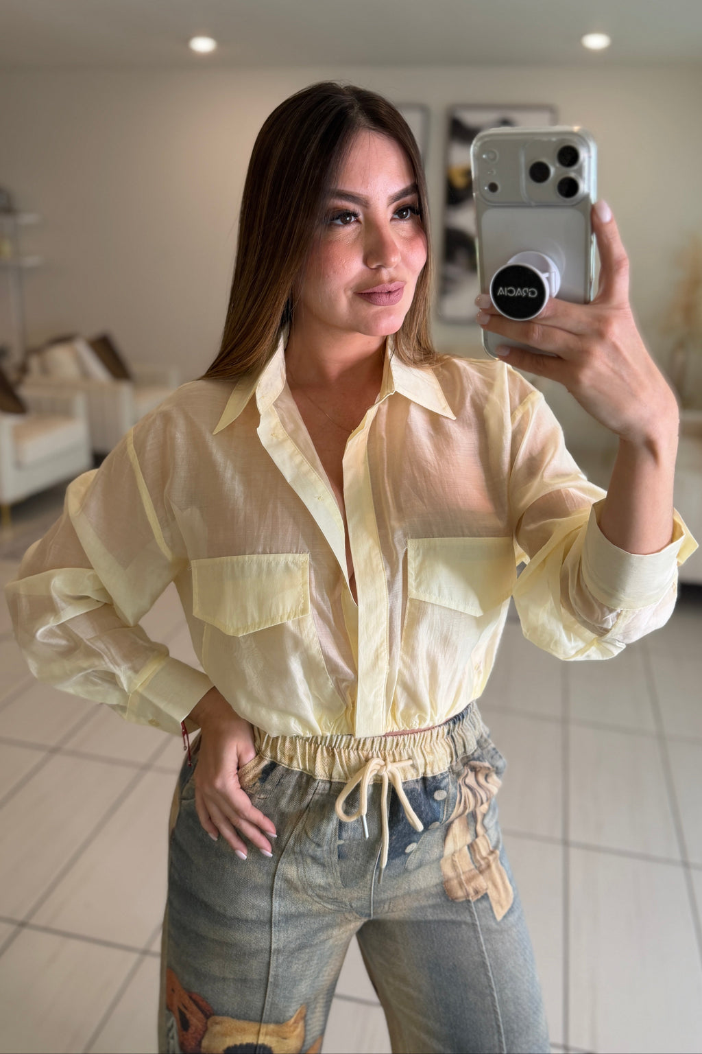The Everyday Ease Yellow Shirt