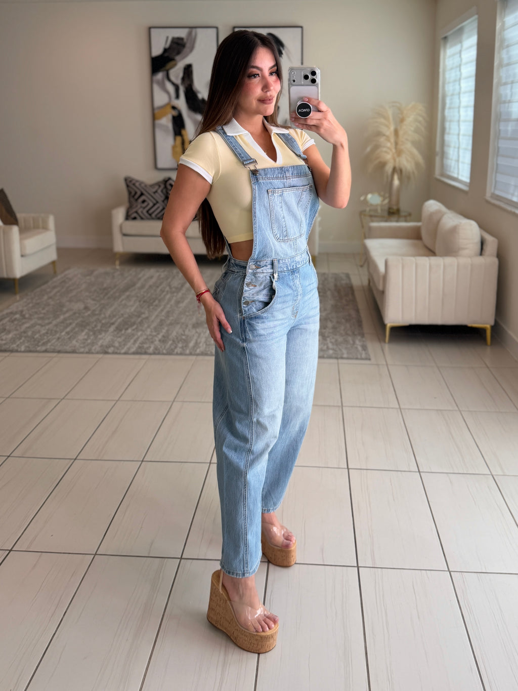 High Road Denim Barrel Jumpsuit